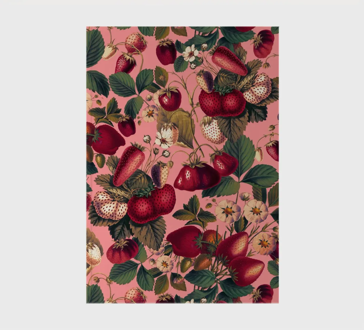 Strawberry Fields Forever VIII notebook by burcukorkmazyurek