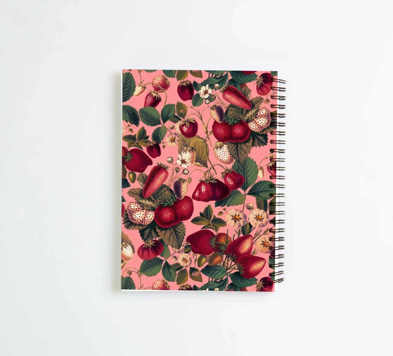Strawberry Fields Forever VIII spiral notebook by burcukorkmazyurek