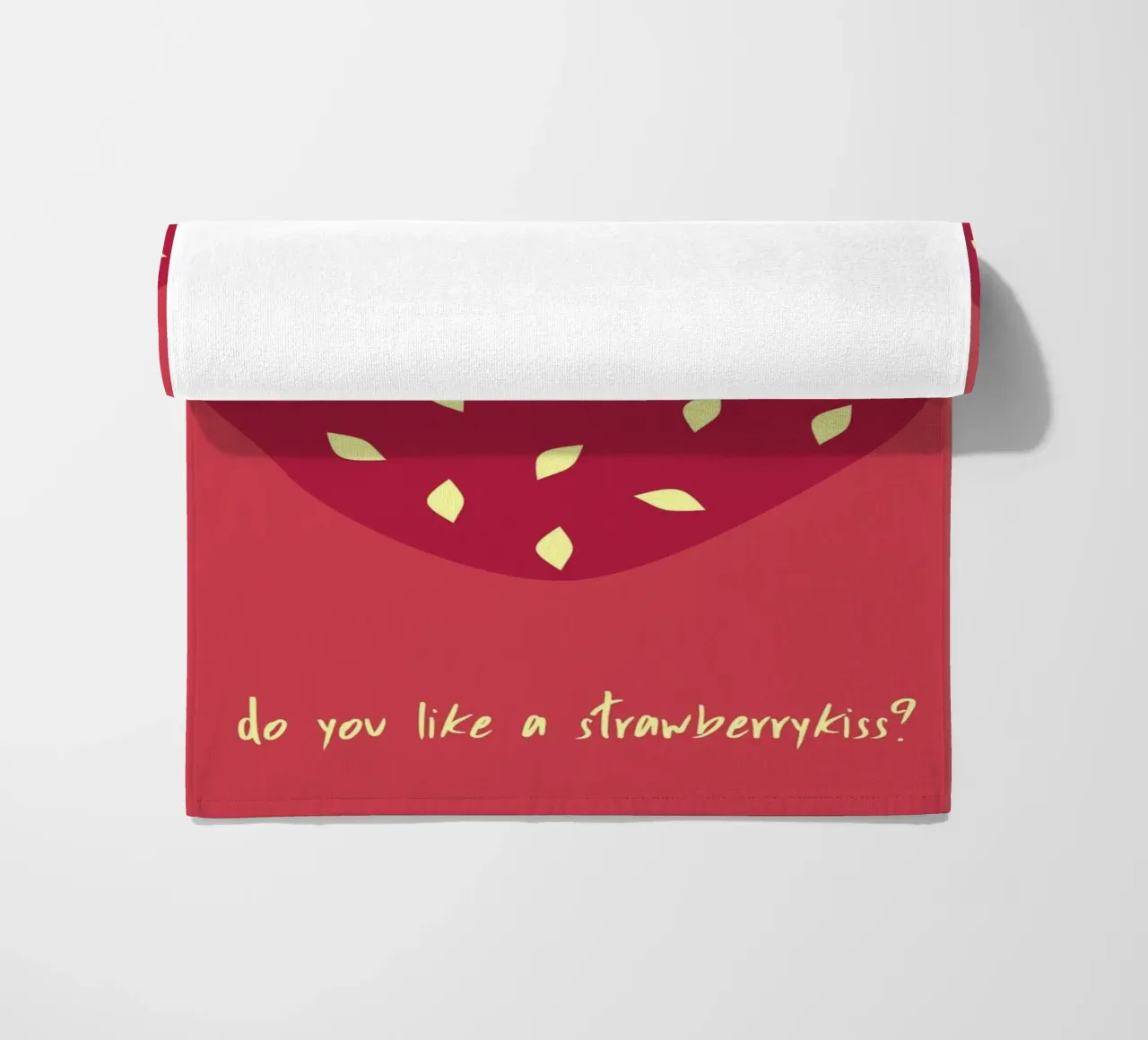 do you like a strawberrykiss? telo mare da FRICKE DESIGN
