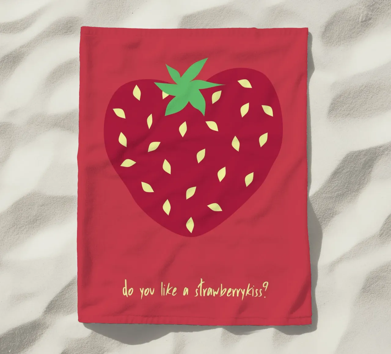 do you like a strawberrykiss? telo mare da FRICKE DESIGN
