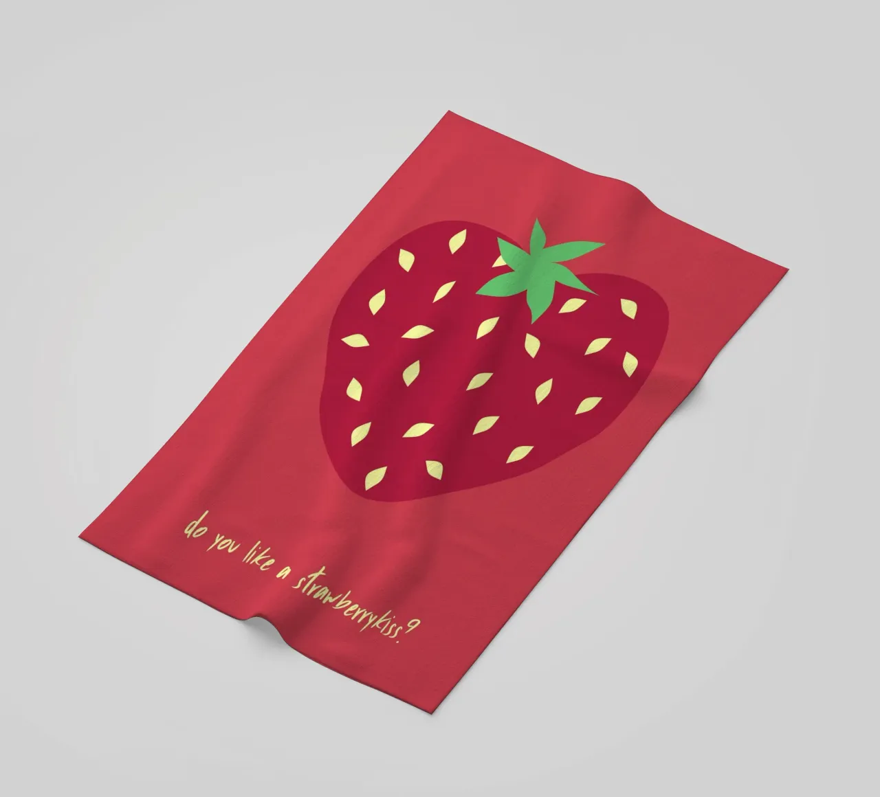 do you like a strawberrykiss? telo mare da FRICKE DESIGN