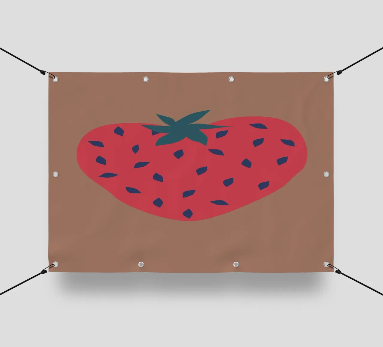 strawberryheart. telo in pvc da FRICKE DESIGN