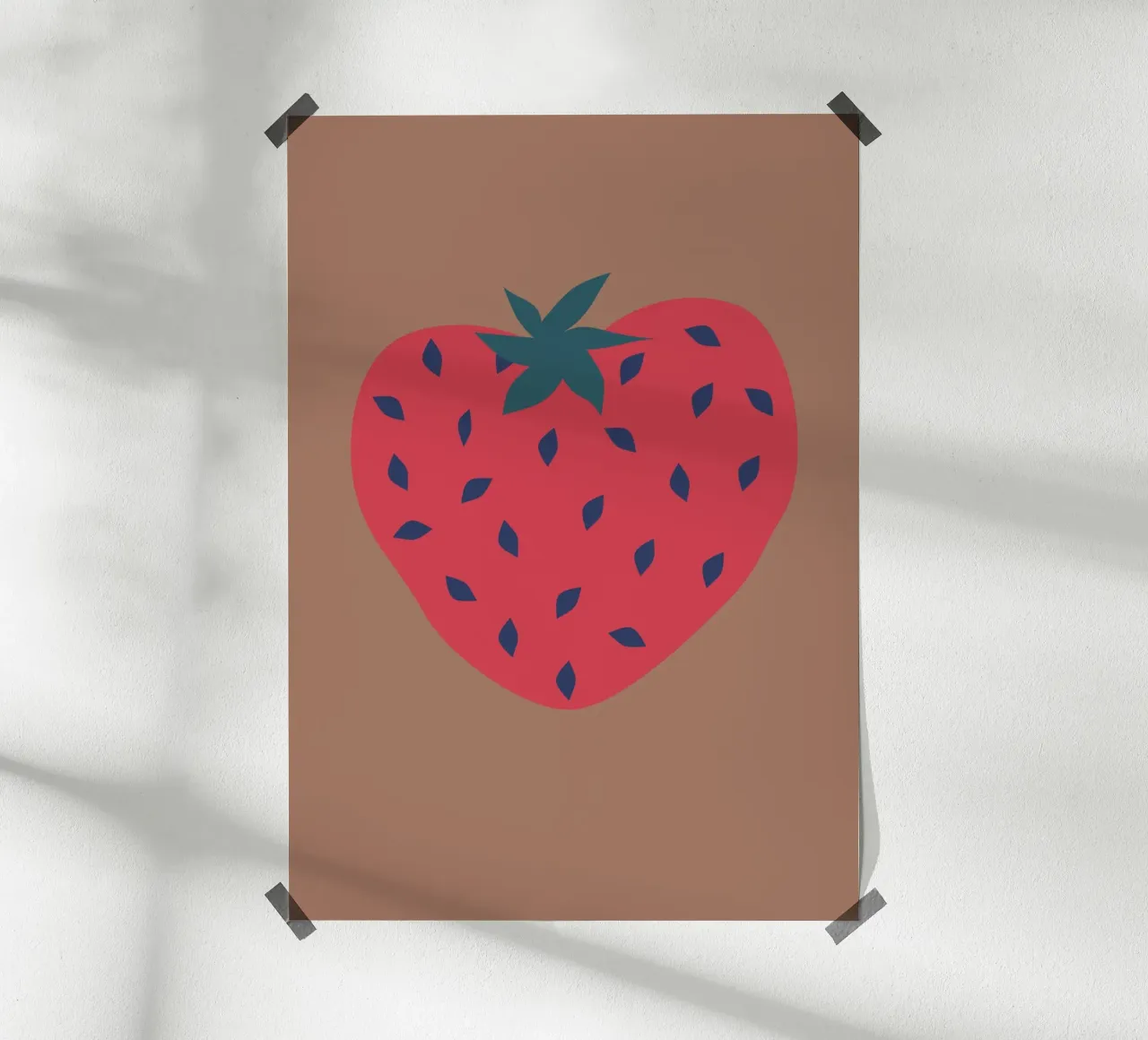 strawberryheart. carta hahnemühle da FRICKE DESIGN