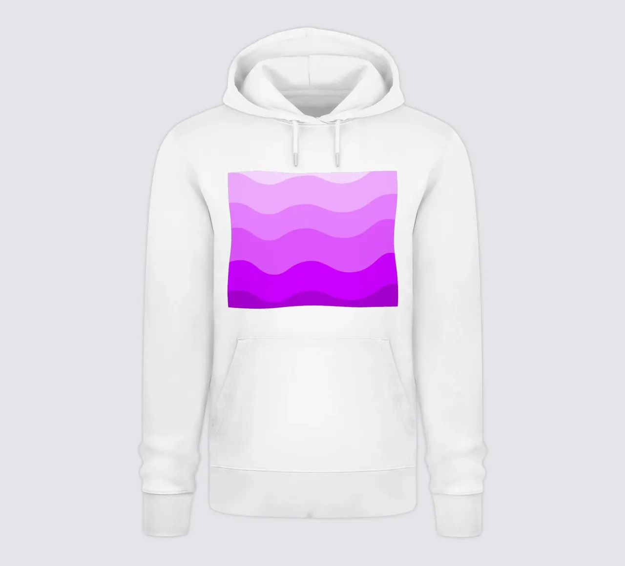 Purple gradient design felpa con cappuccio da baobabprintstore