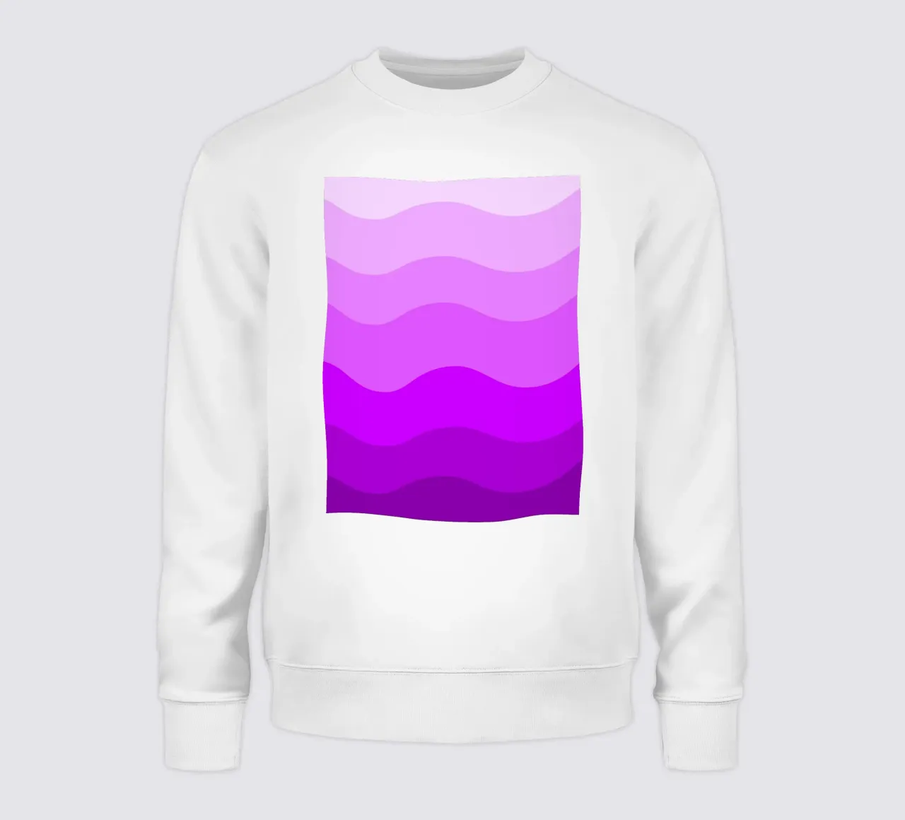 Purple gradient design Sweatshirt von baobabprintstore