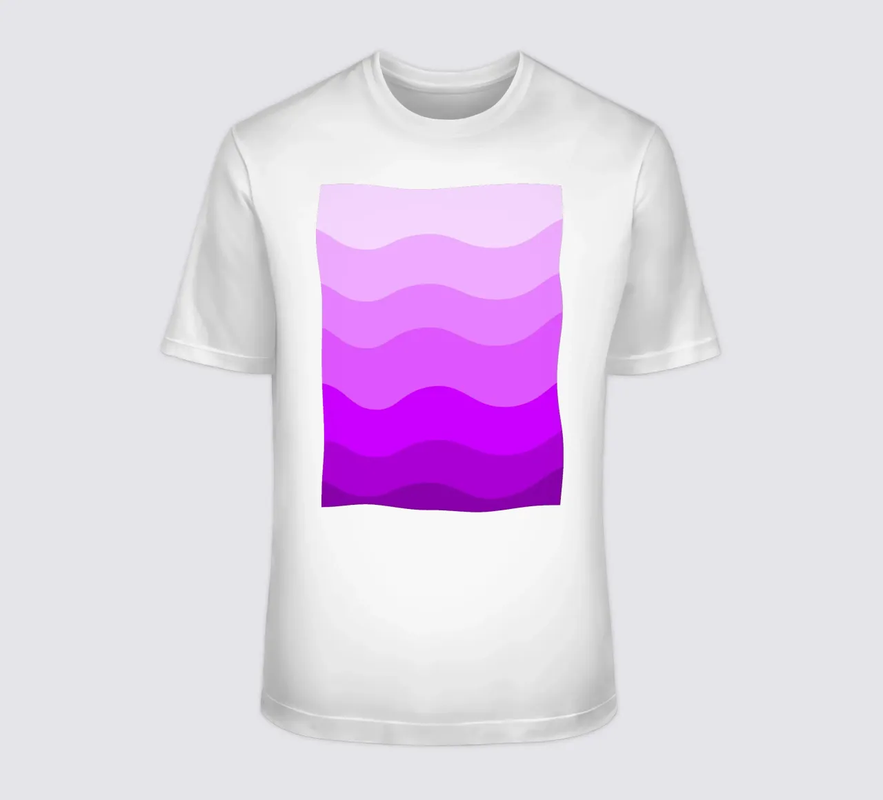 Purple gradient design t-shirt da baobabprintstore