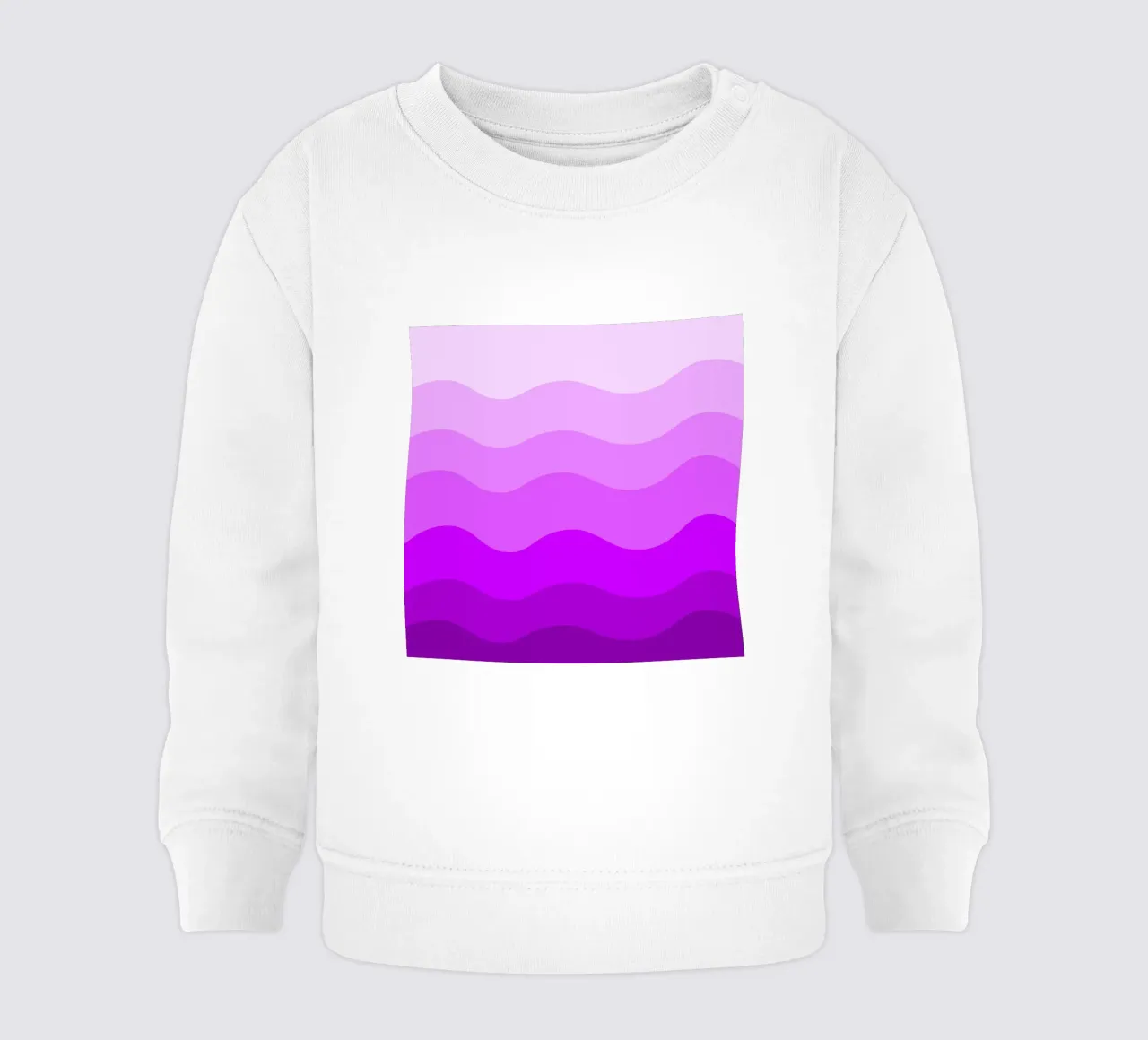 Purple gradient design felpa neonato da baobabprintstore