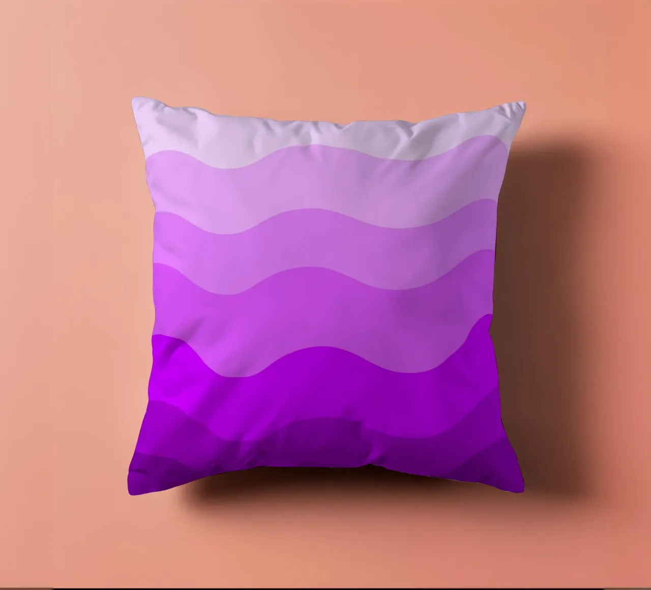 Purple gradient design cuscino da baobabprintstore