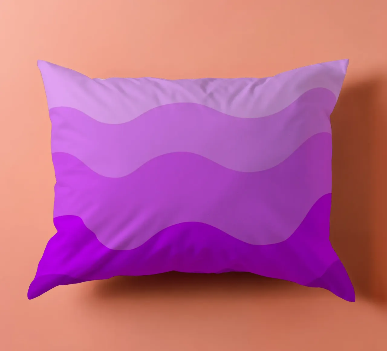Purple gradient design cuscino da baobabprintstore