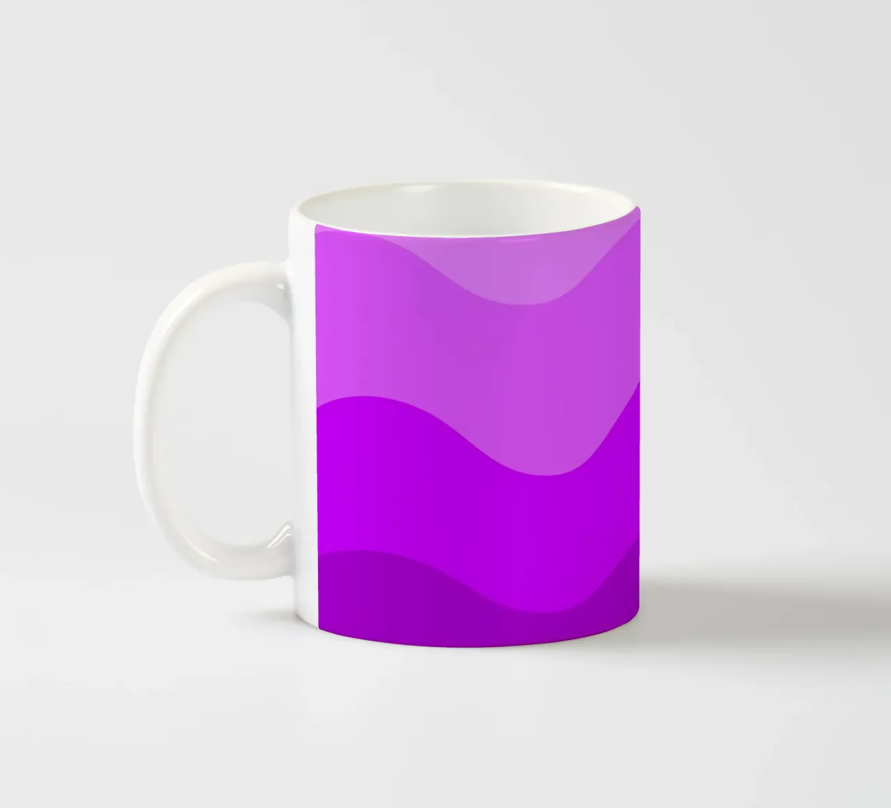 Purple gradient design tazza in ceramica da baobabprintstore