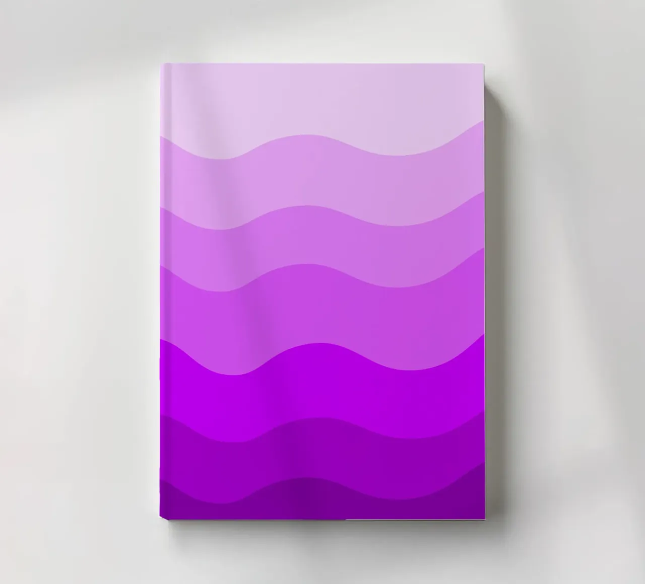 Purple gradient design notebook by baobabprintstore