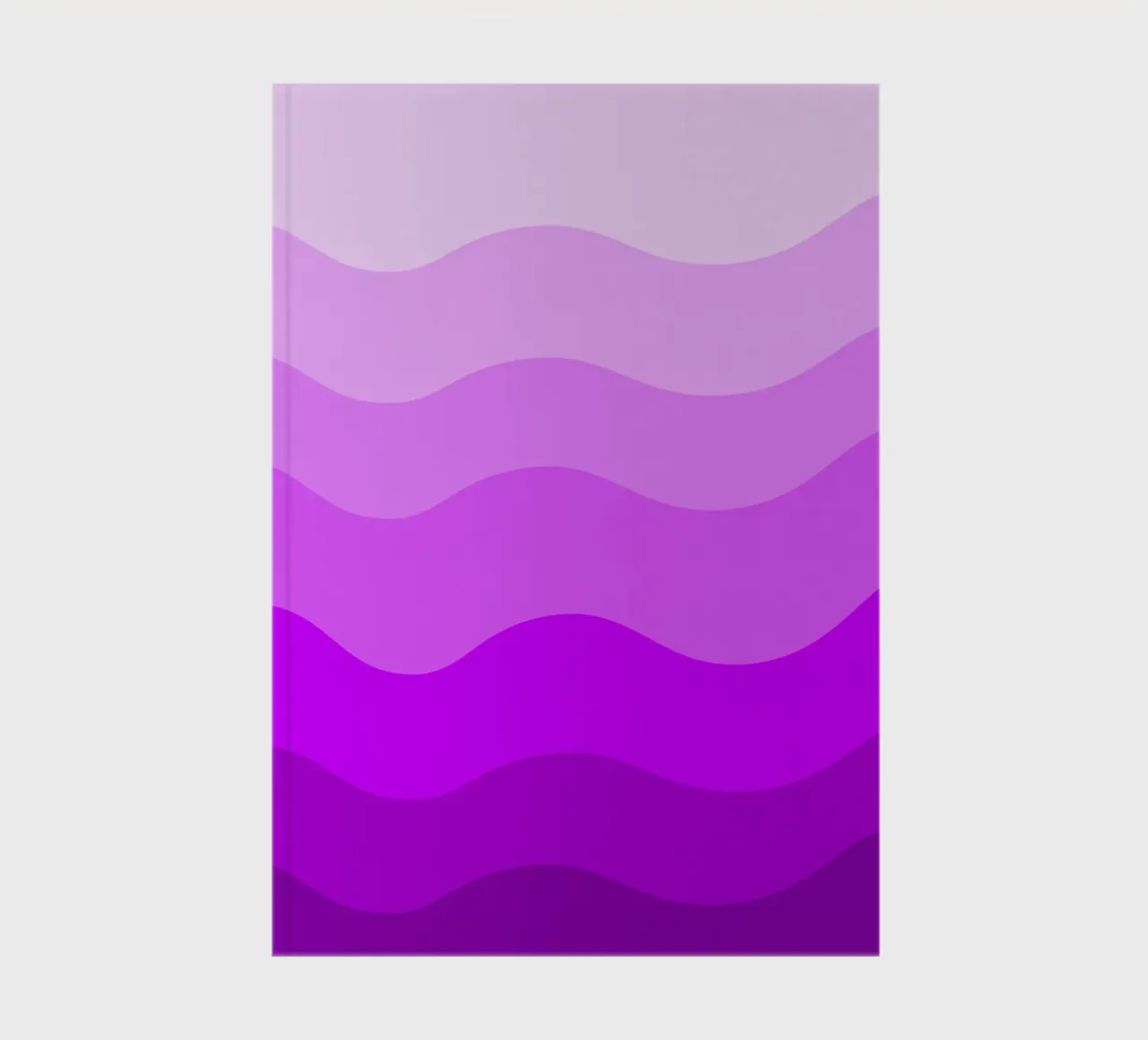 Purple gradient design notebook by baobabprintstore