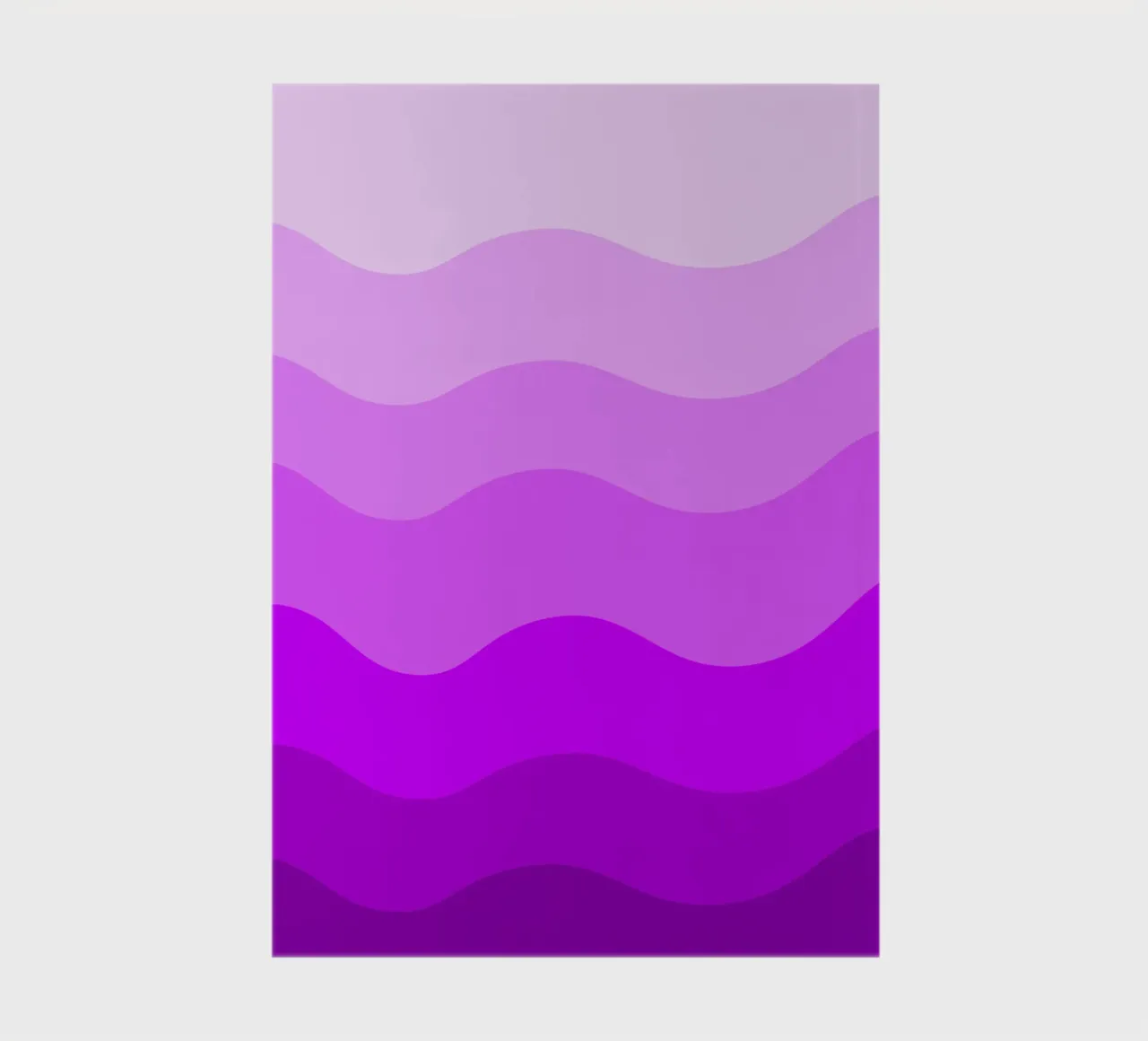 Purple gradient design notebook by baobabprintstore