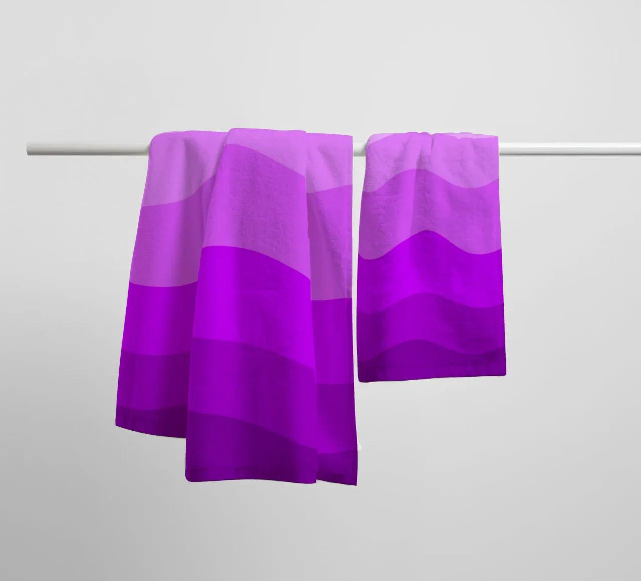 Purple gradient design asciugamano da bagno da baobabprintstore