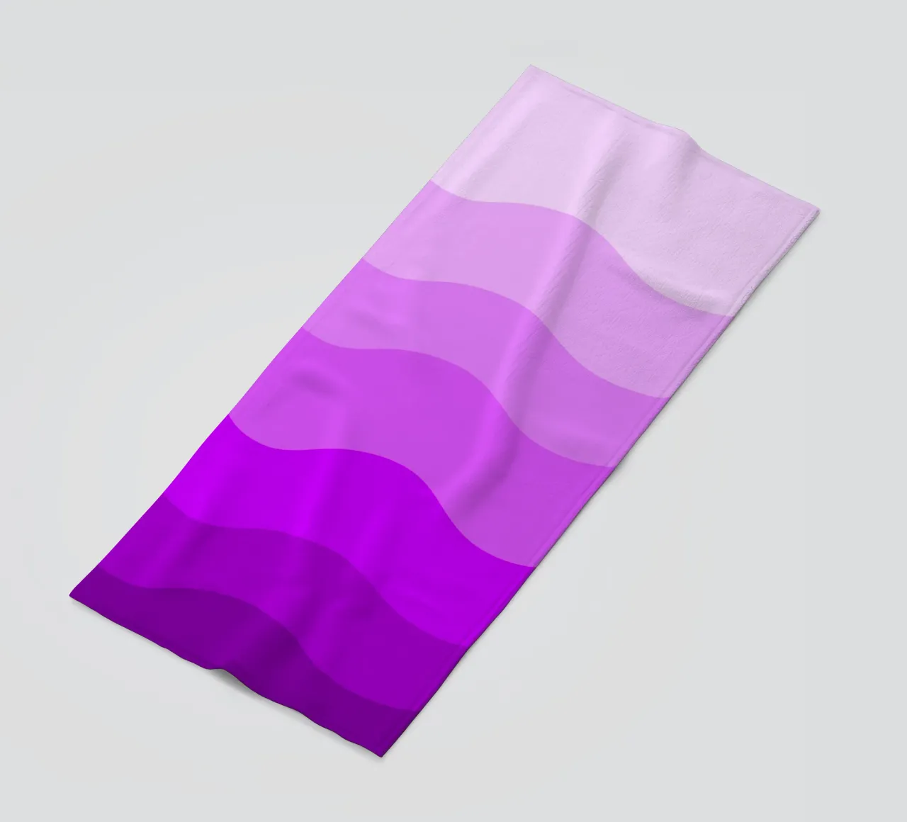 Purple gradient design telo mare da baobabprintstore