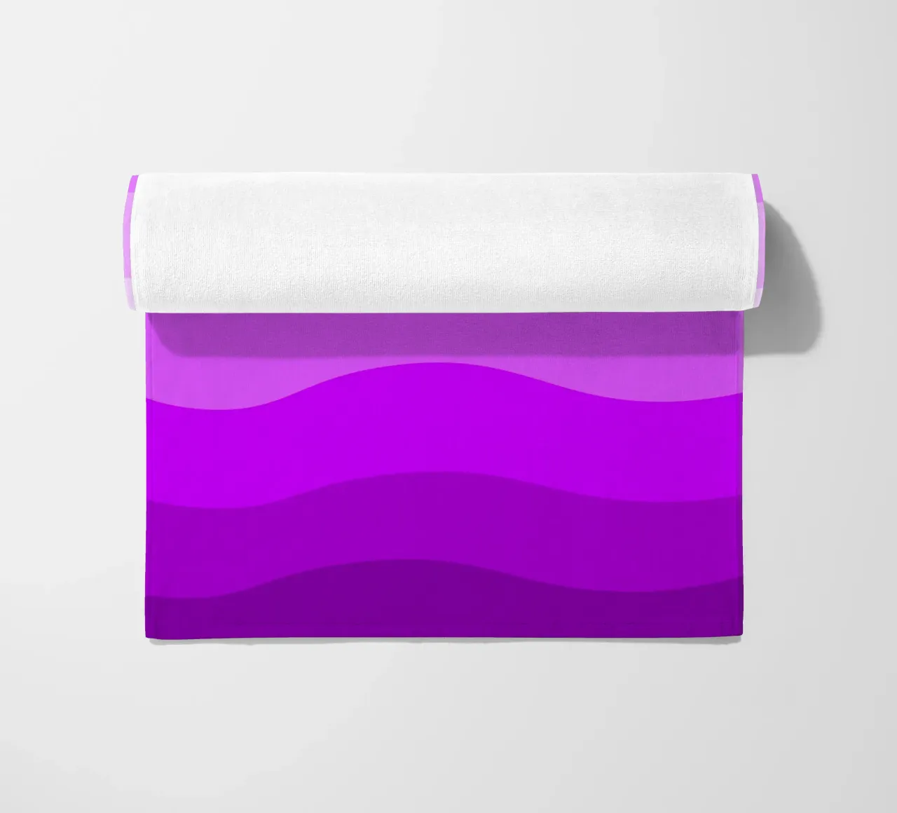 Purple gradient design telo mare da baobabprintstore