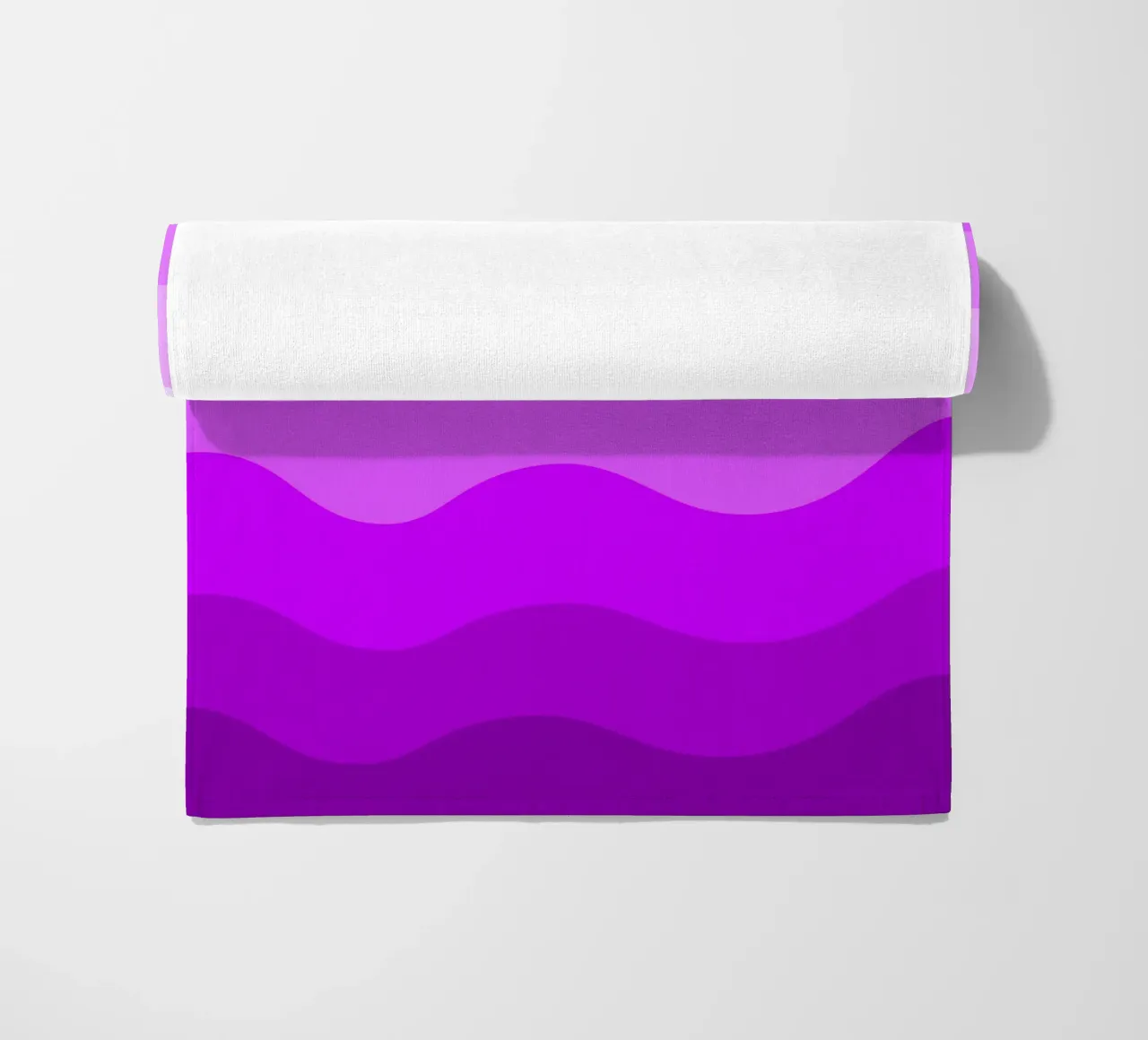 Purple gradient design telo mare da baobabprintstore