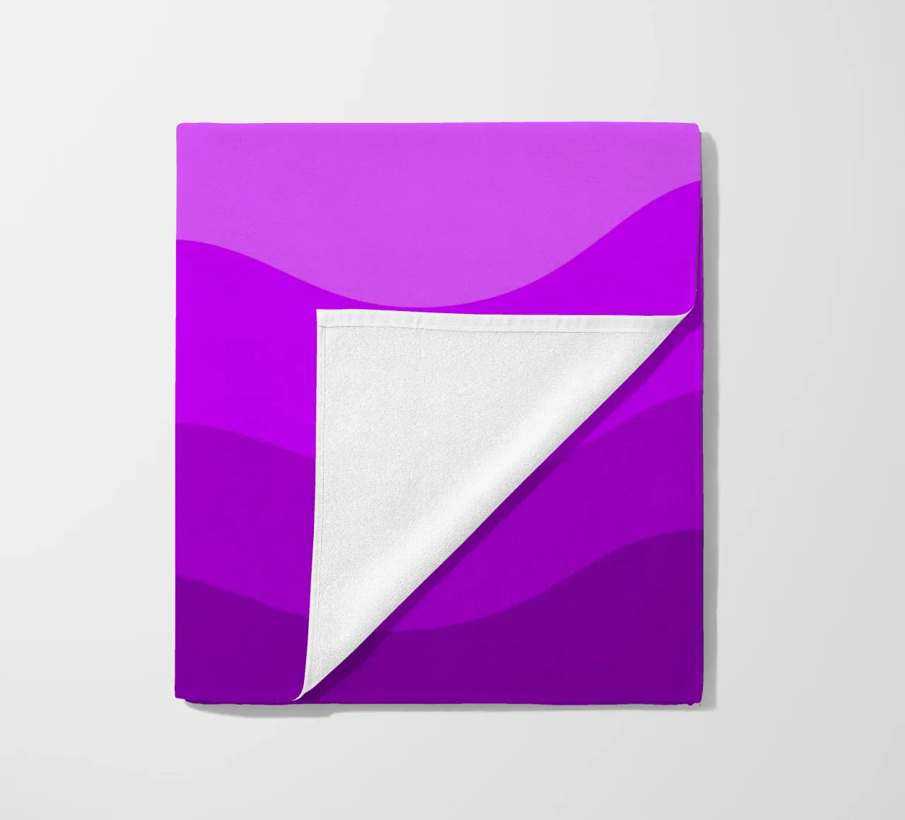 Purple gradient design telo mare da baobabprintstore