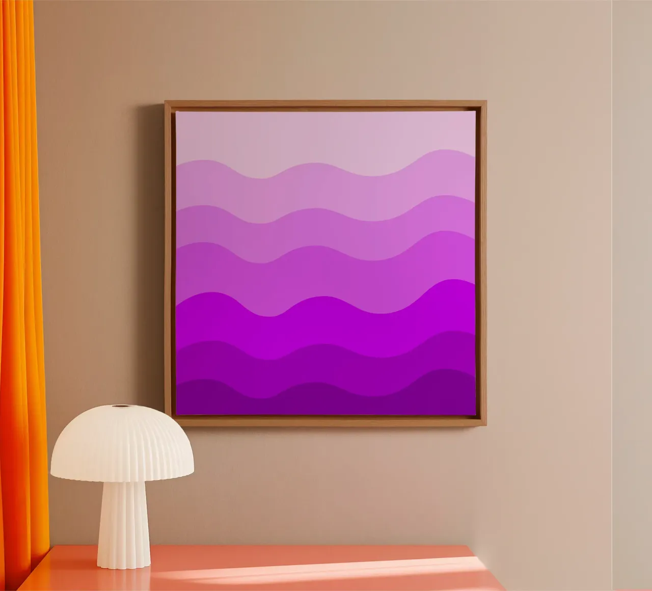 Purple gradient design tela da baobabprintstore