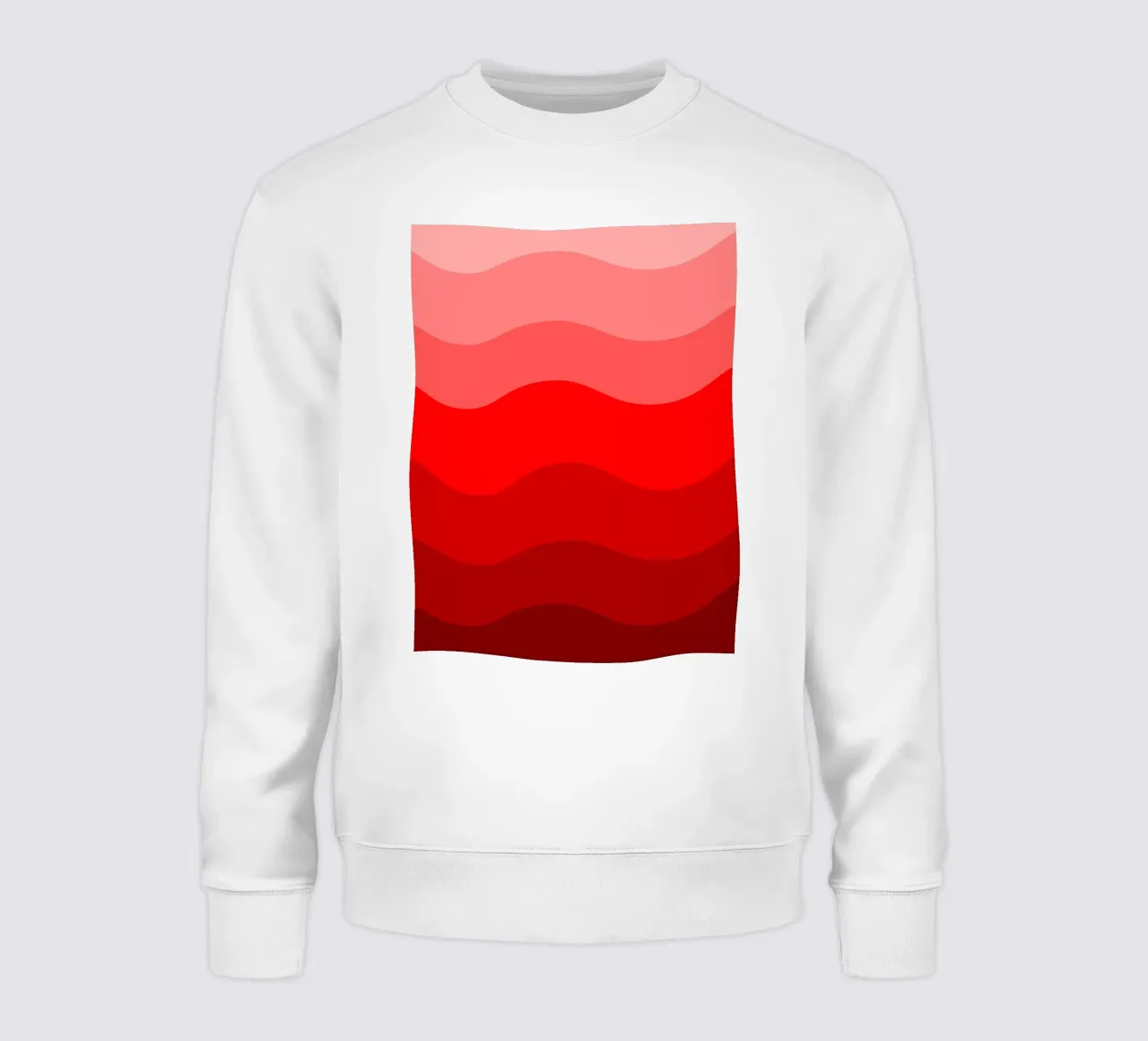 Red gradient design felpa da baobabprintstore