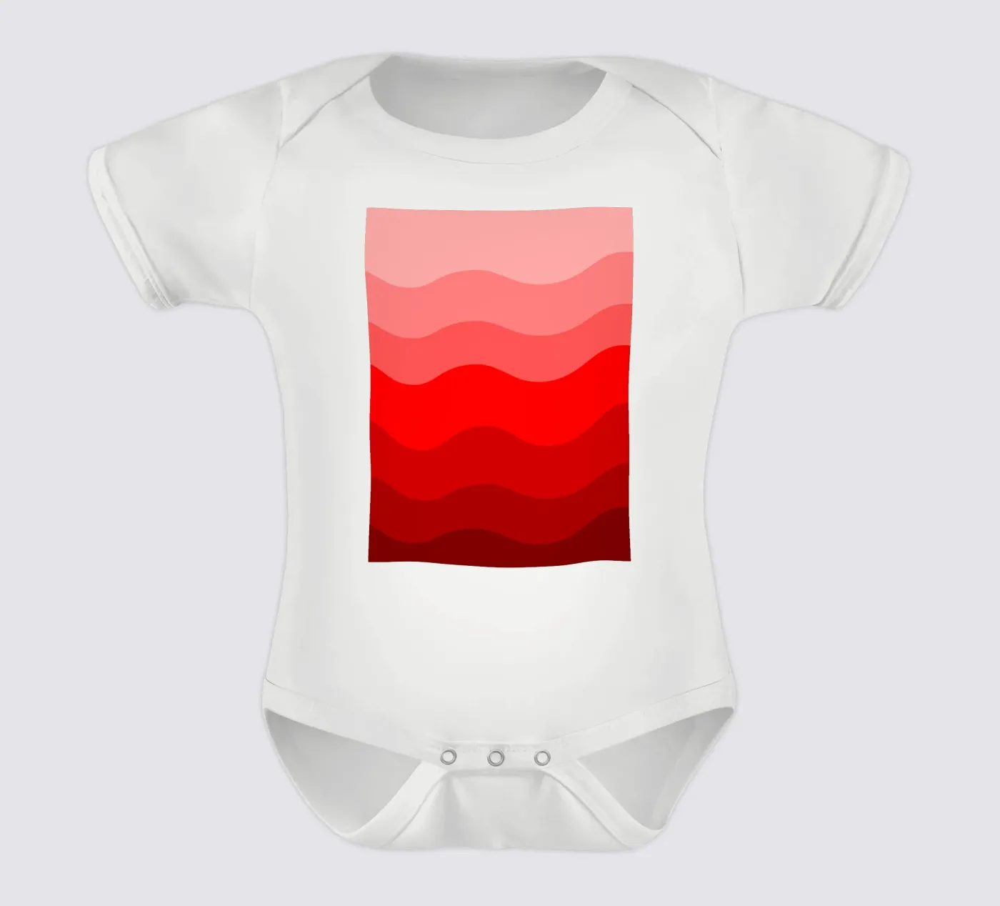 Red gradient design body bébé de baobabprintstore