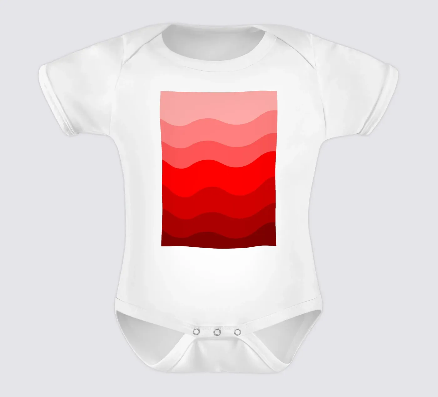 Red gradient design body bébé de baobabprintstore