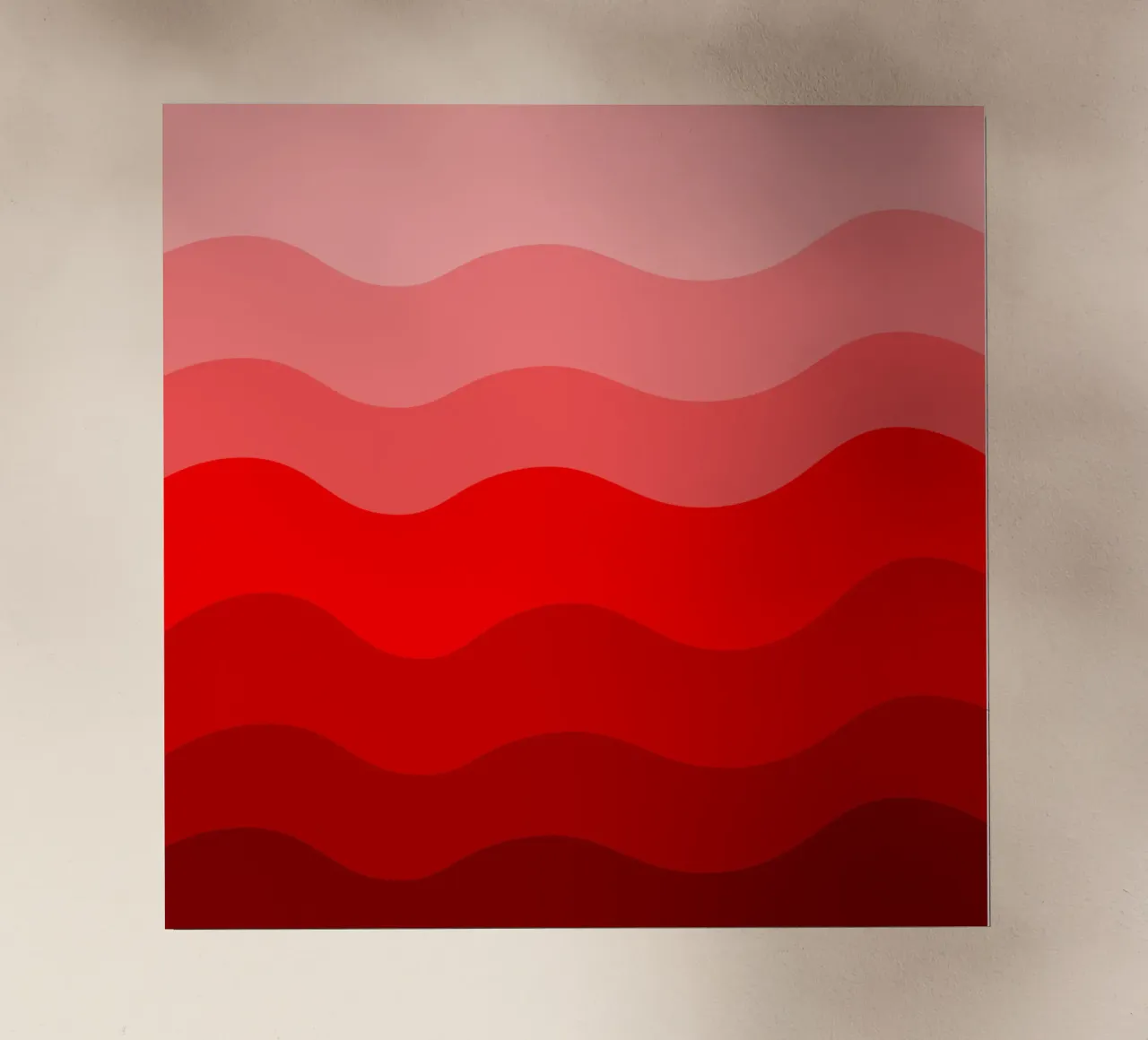 Red gradient design pellicola backlit da baobabprintstore
