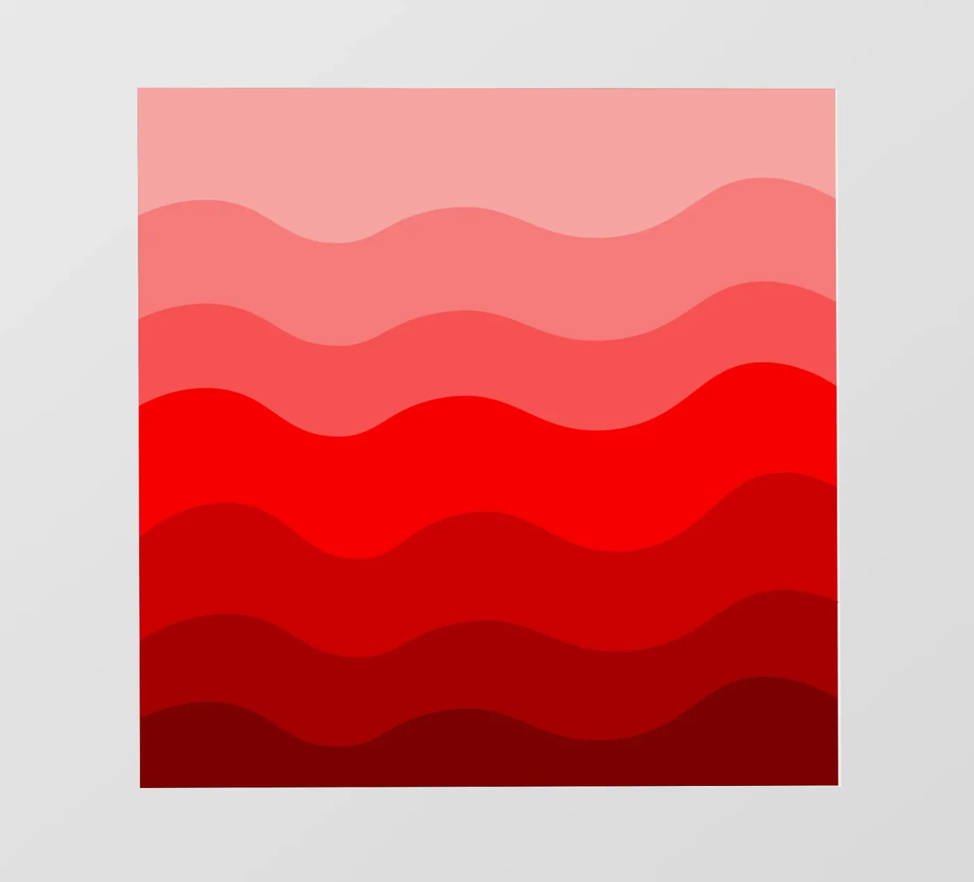 Red gradient design fotobehang van baobabprintstore