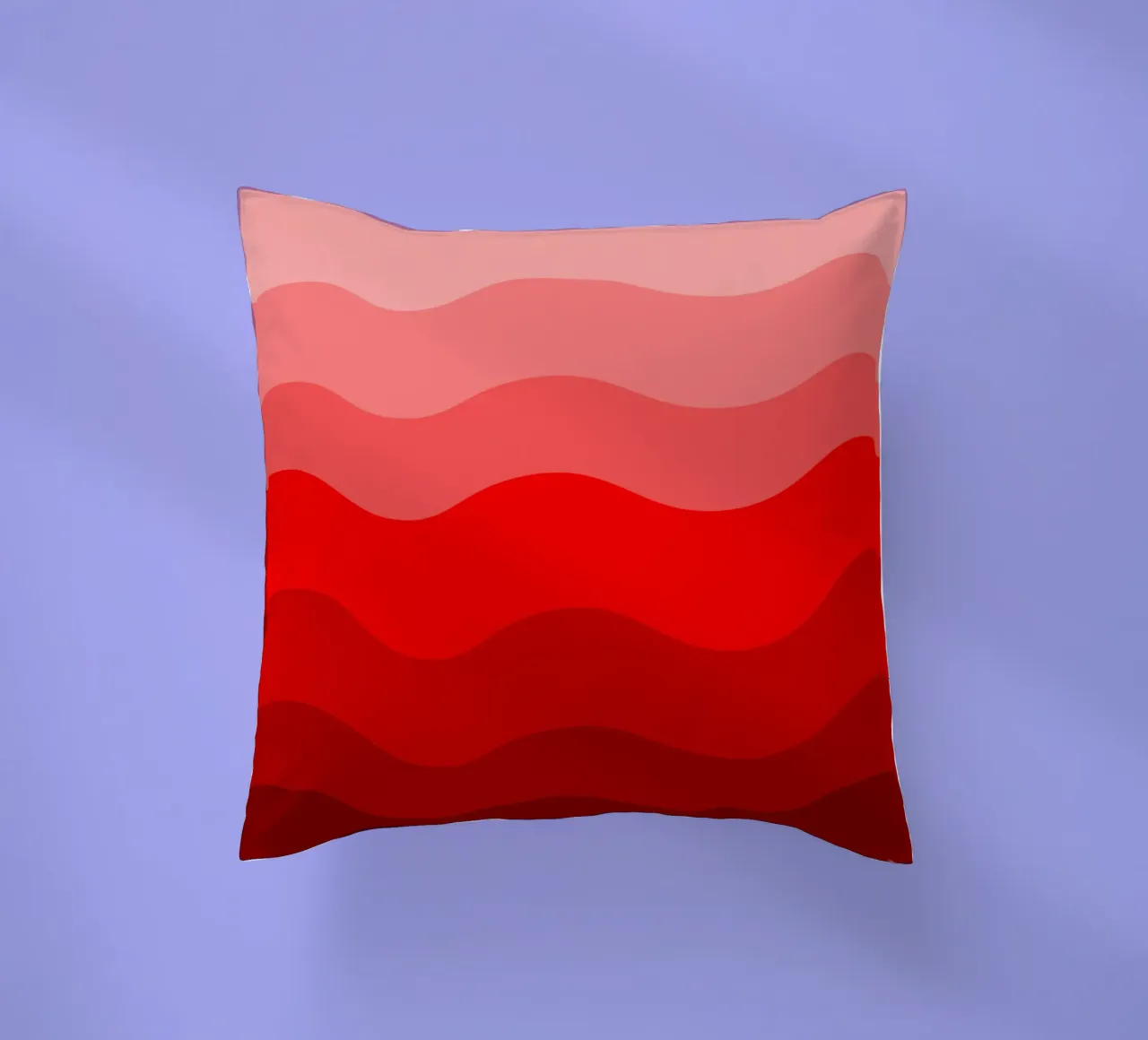 Red gradient design cuscino da baobabprintstore