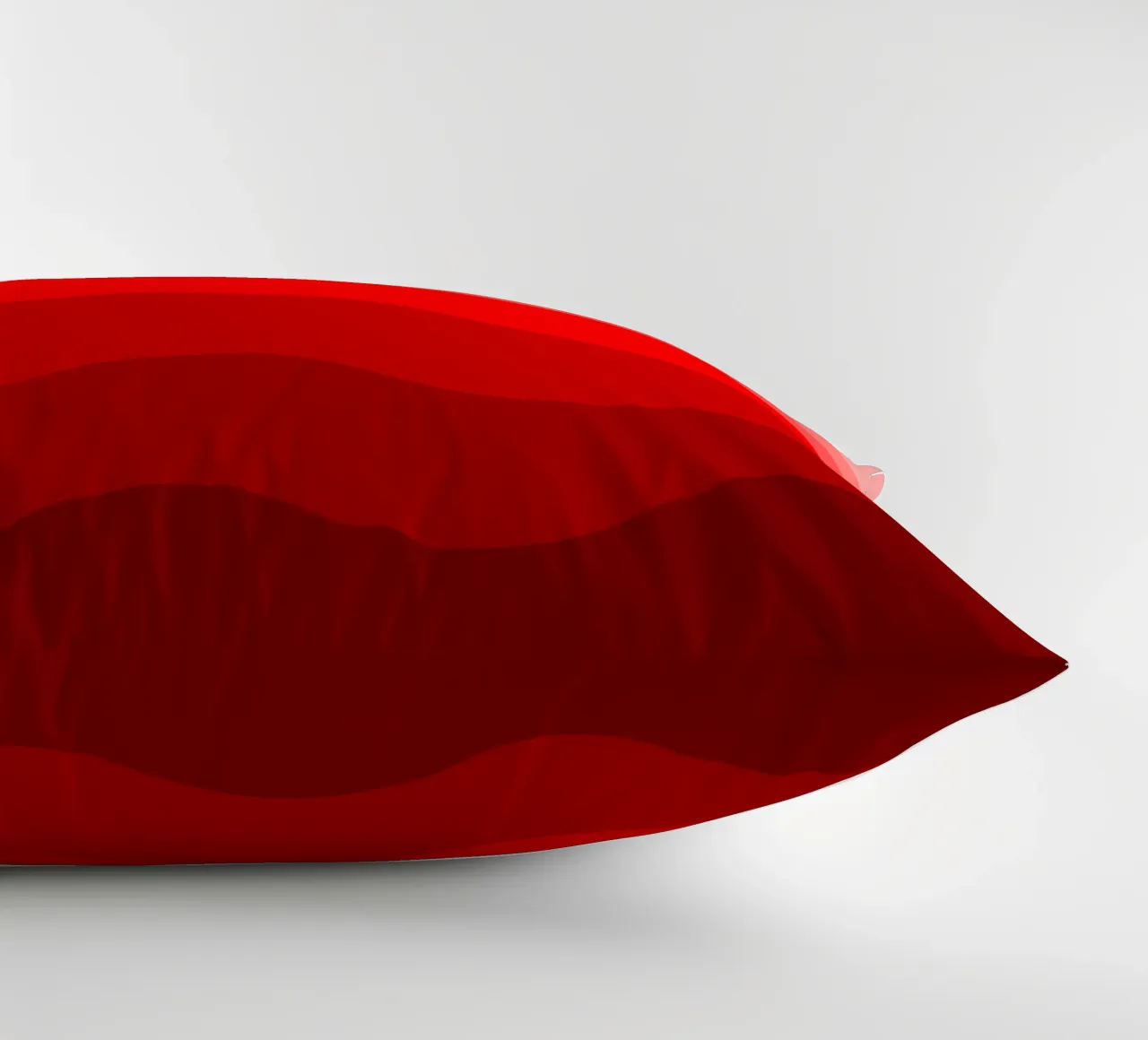 Red gradient design cuscino da baobabprintstore