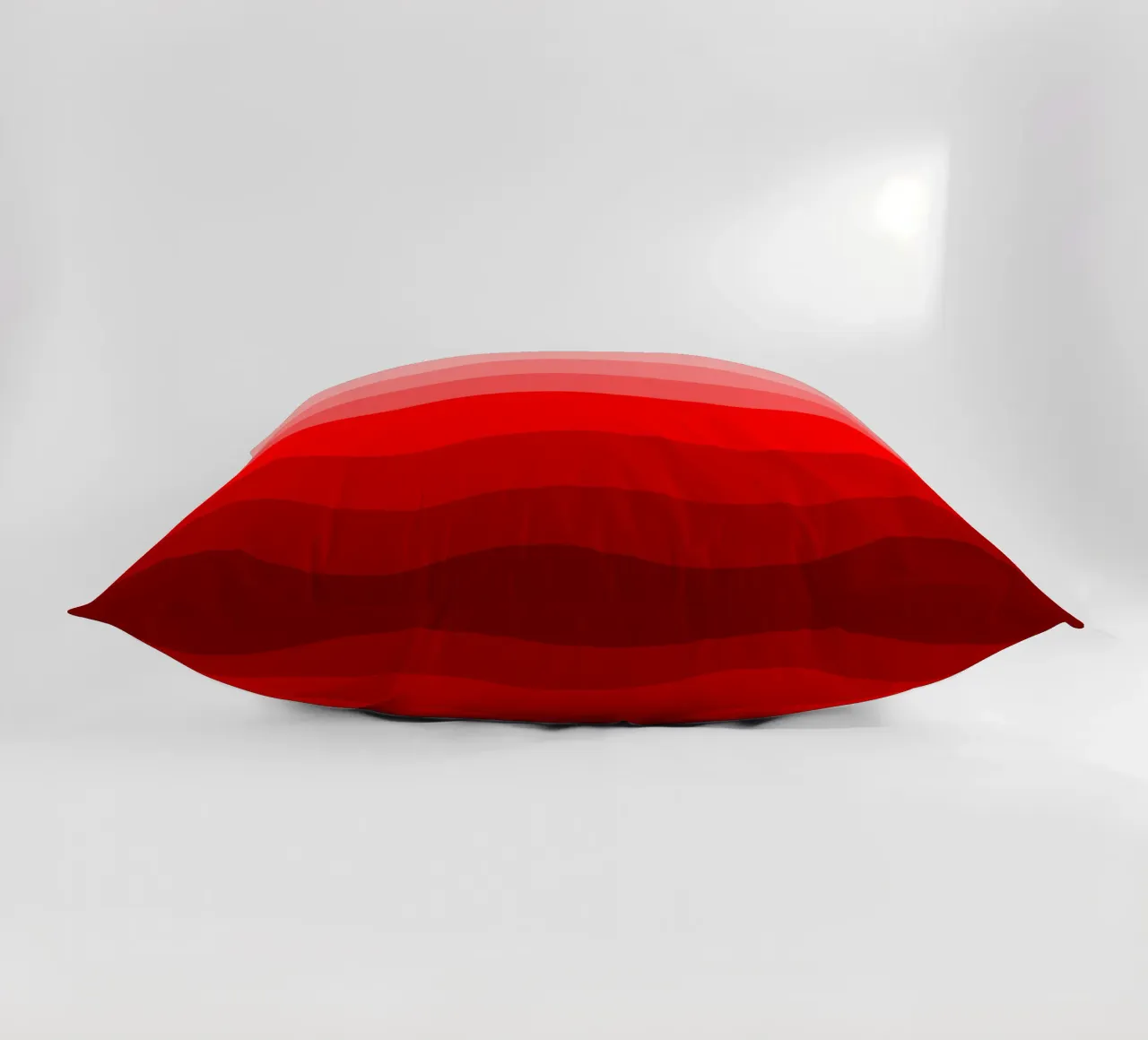 Red gradient design cuscino da baobabprintstore