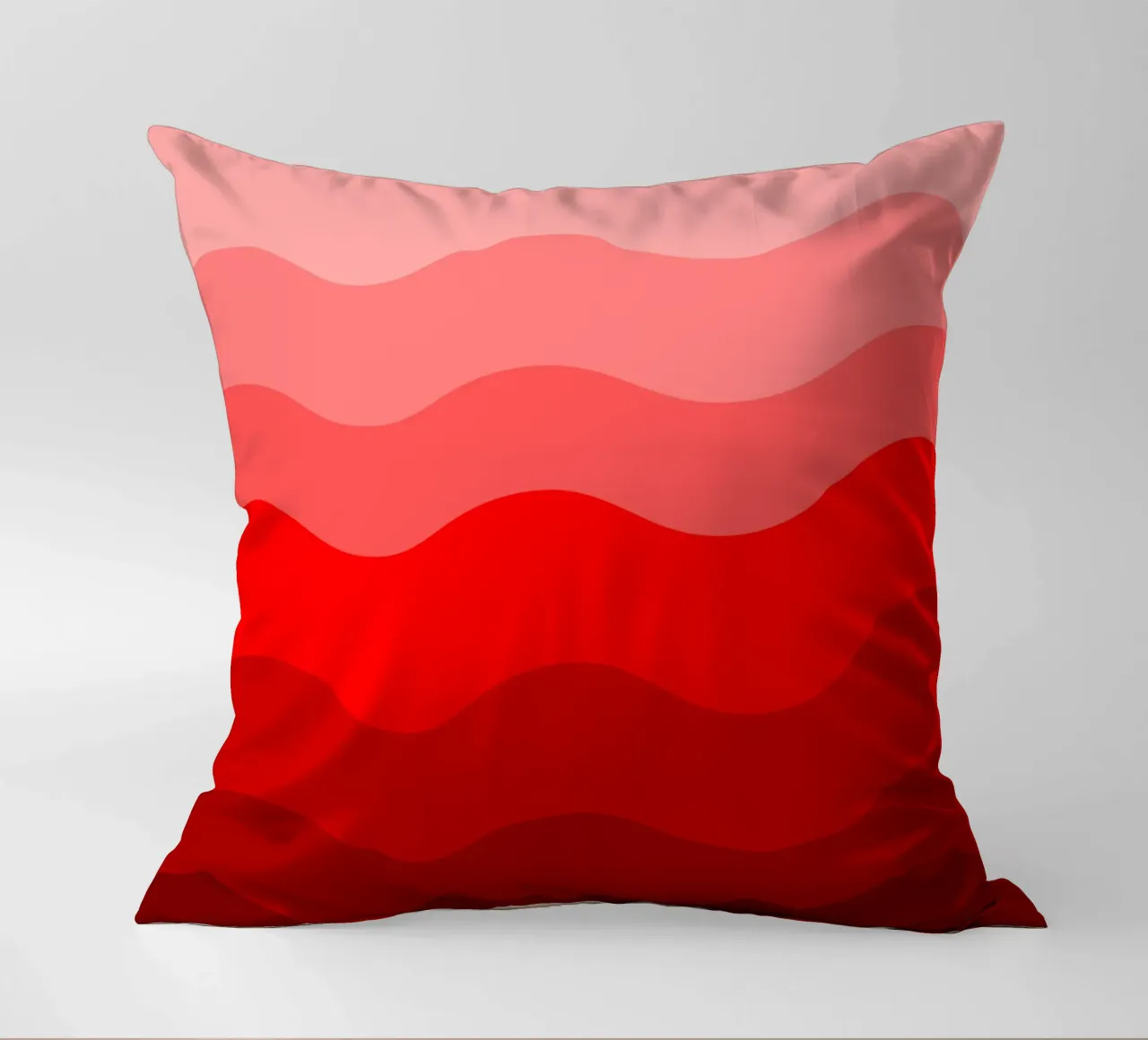 Red gradient design cuscino da baobabprintstore