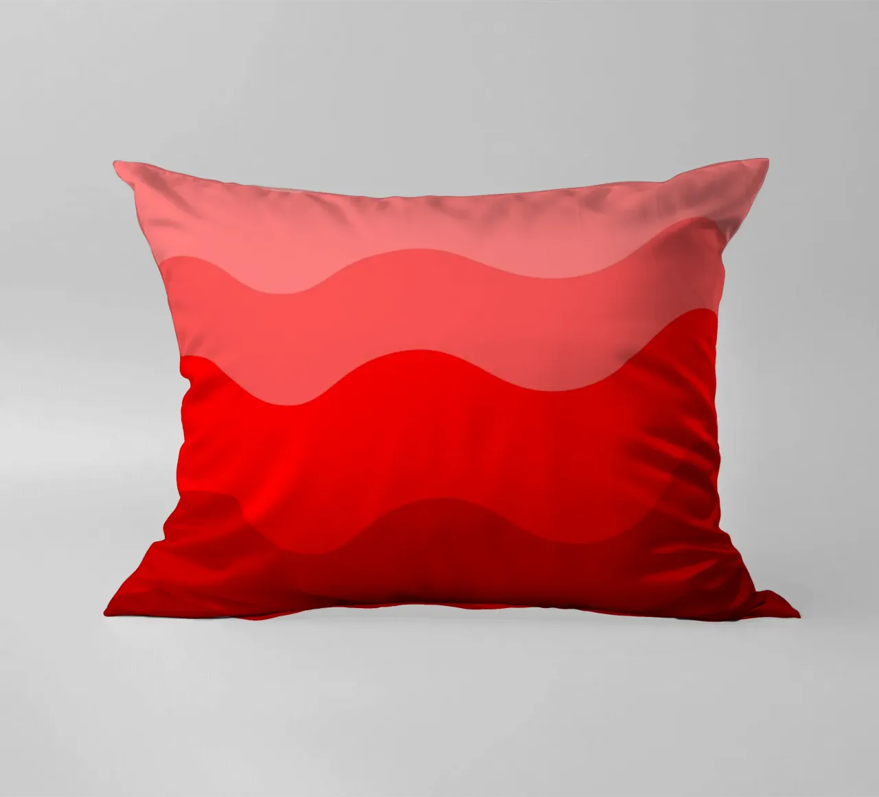 Red gradient design cuscino da baobabprintstore