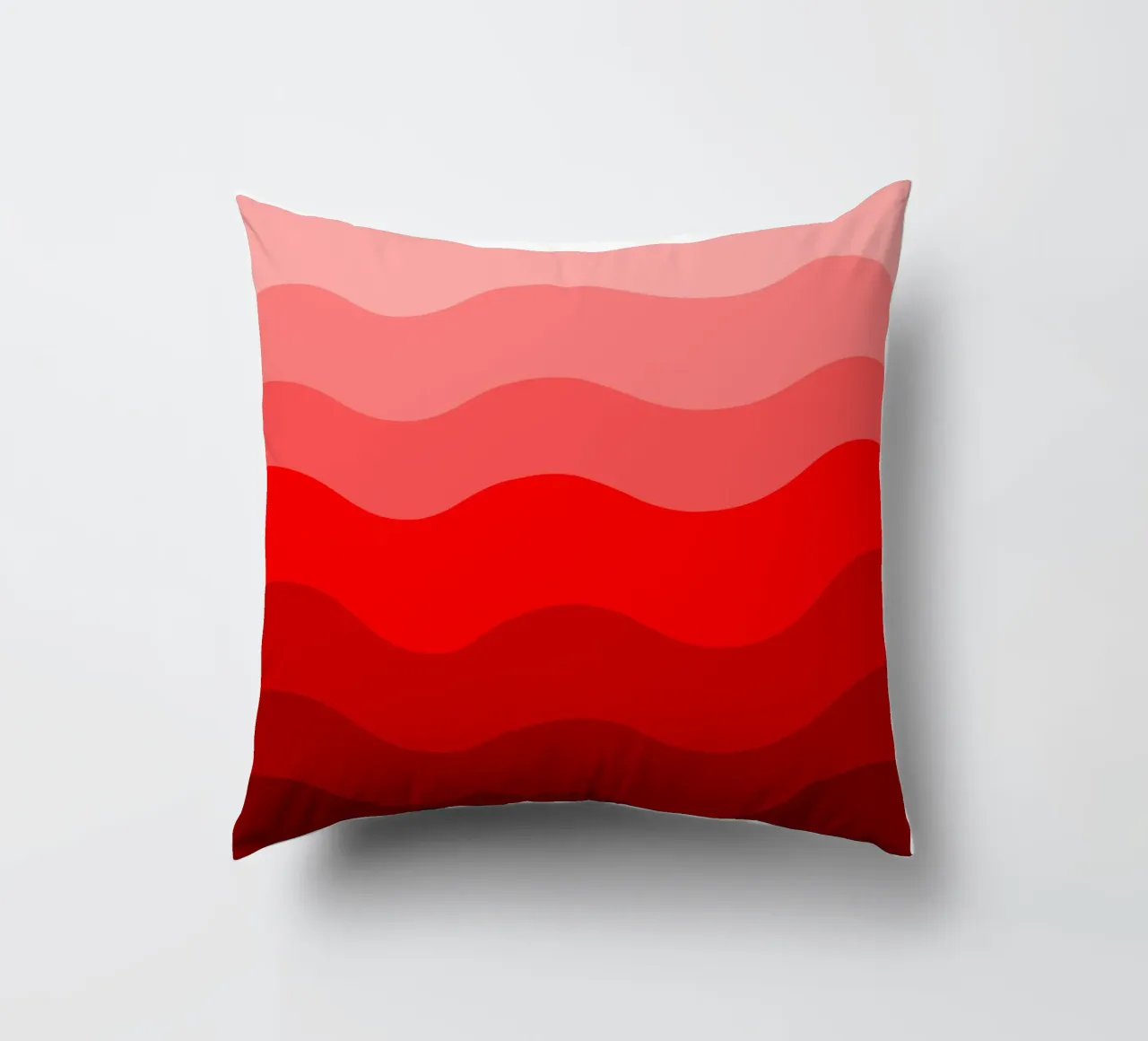 Red gradient design cuscino da baobabprintstore