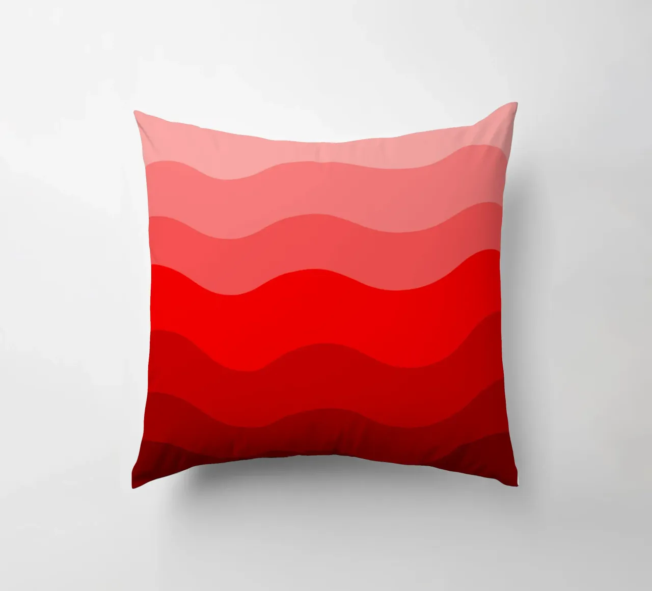 Red gradient design cuscino da baobabprintstore