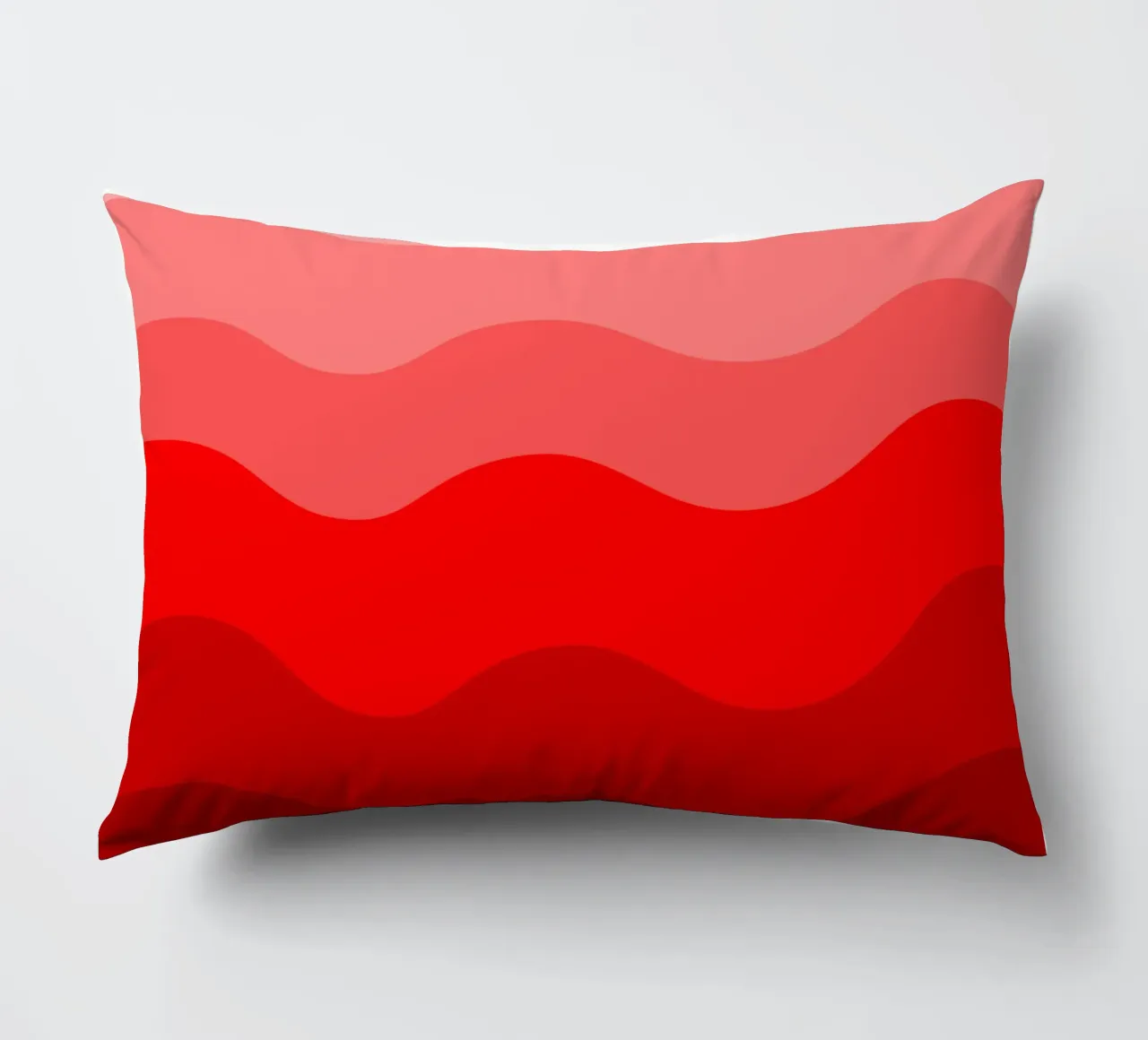 Red gradient design cuscino da baobabprintstore