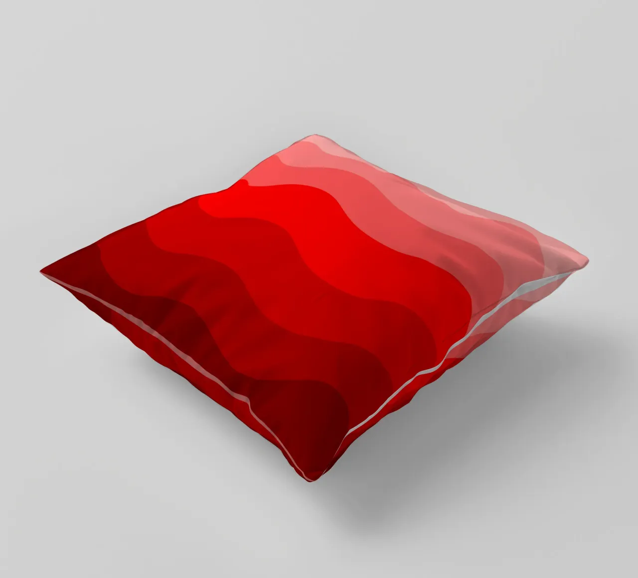Red gradient design cuscino da baobabprintstore