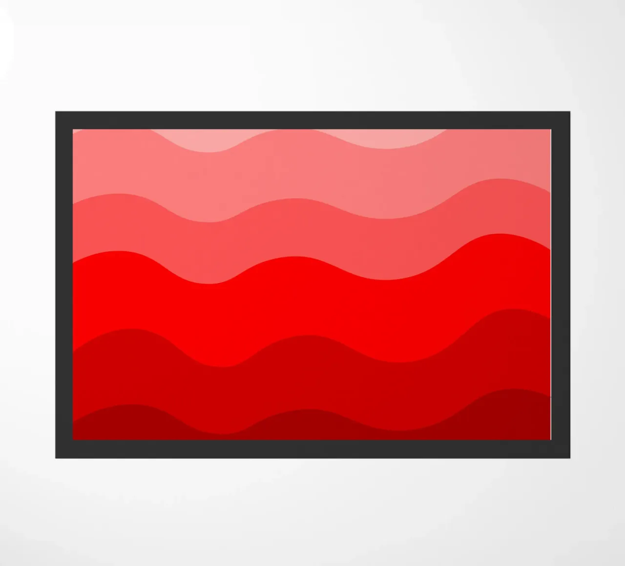 Red gradient design zerbino da baobabprintstore