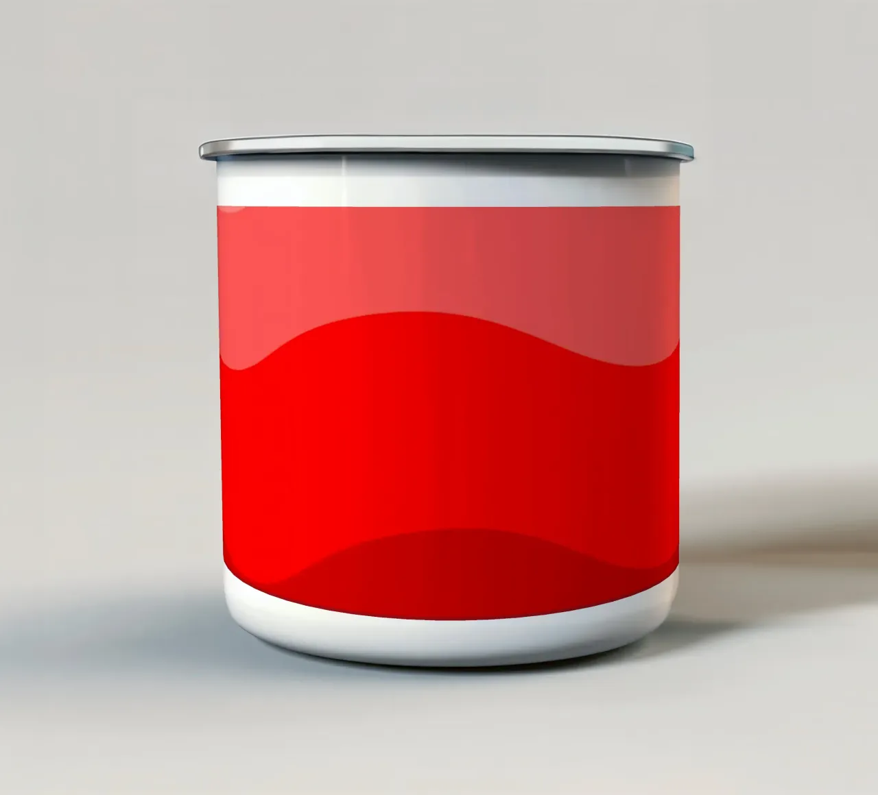 Red gradient design tazza in smalto da baobabprintstore