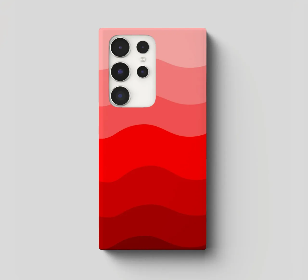 Red gradient design cover samsung da baobabprintstore
