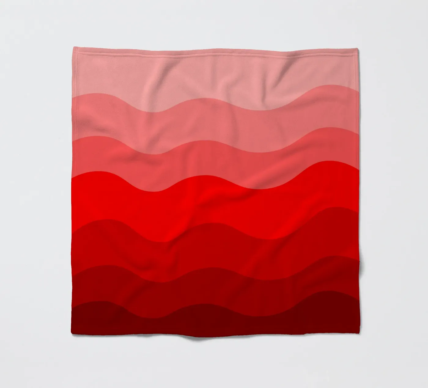 Red gradient design Fleecedecke von baobabprintstore