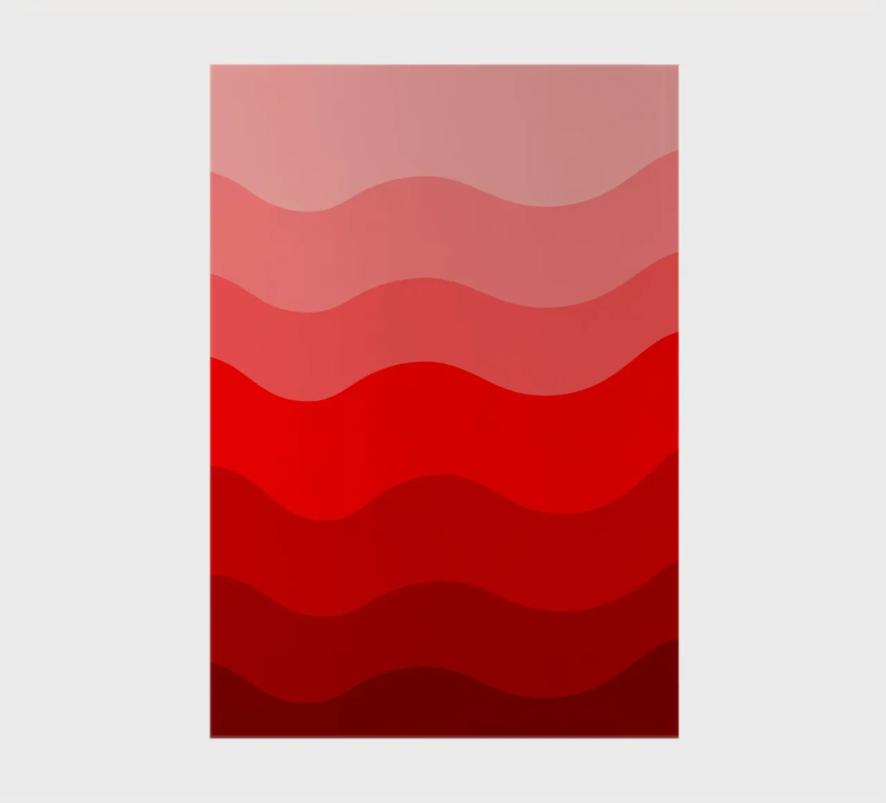 Red gradient design diario da baobabprintstore
