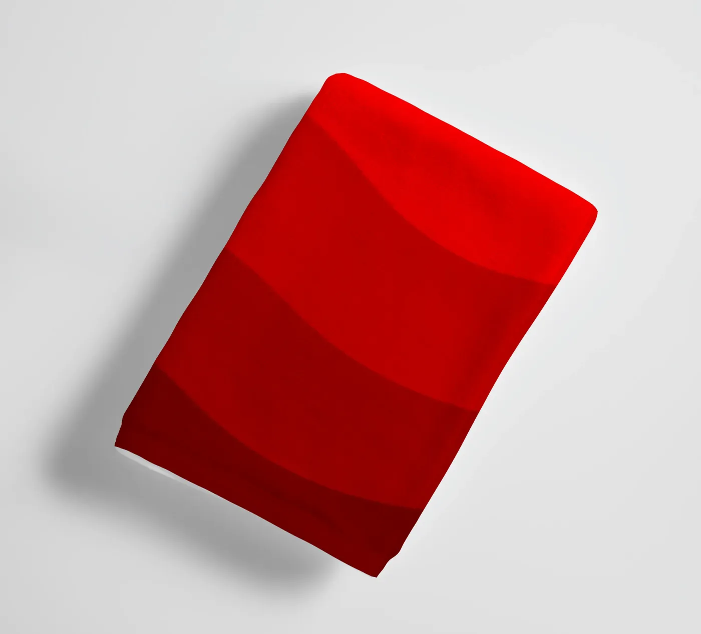 Red gradient design badhanddoek van baobabprintstore
