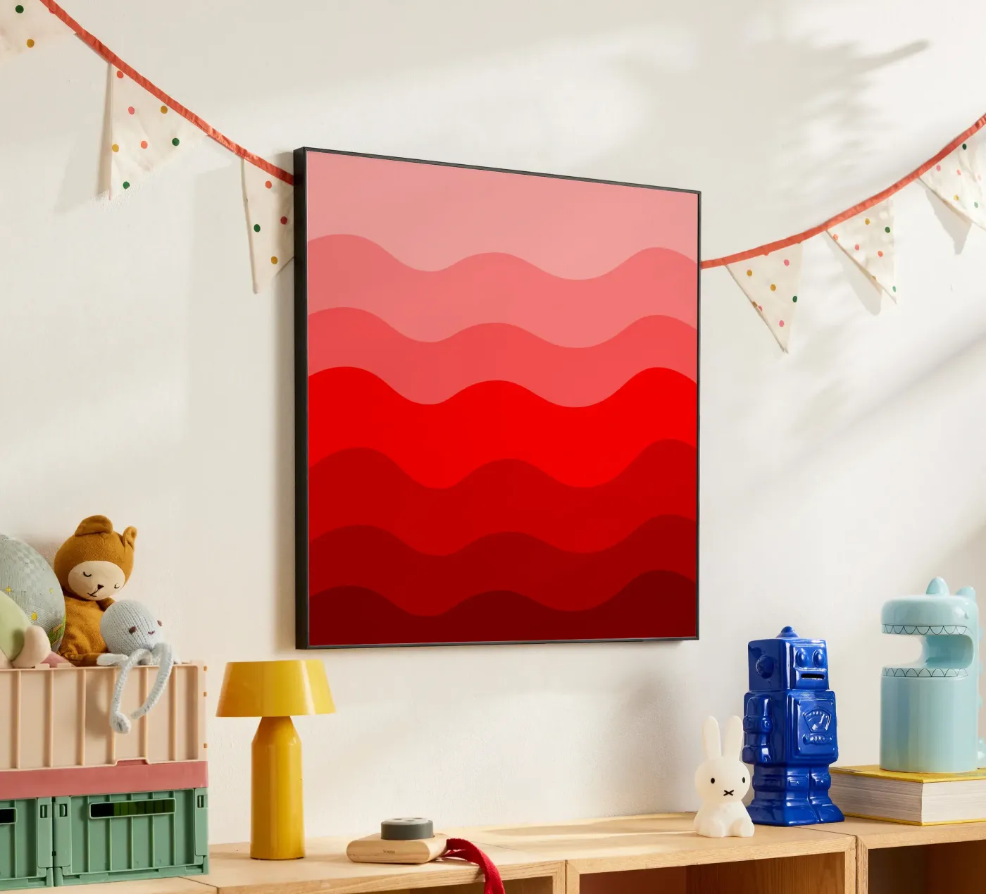 Red gradient design pannello forex da baobabprintstore