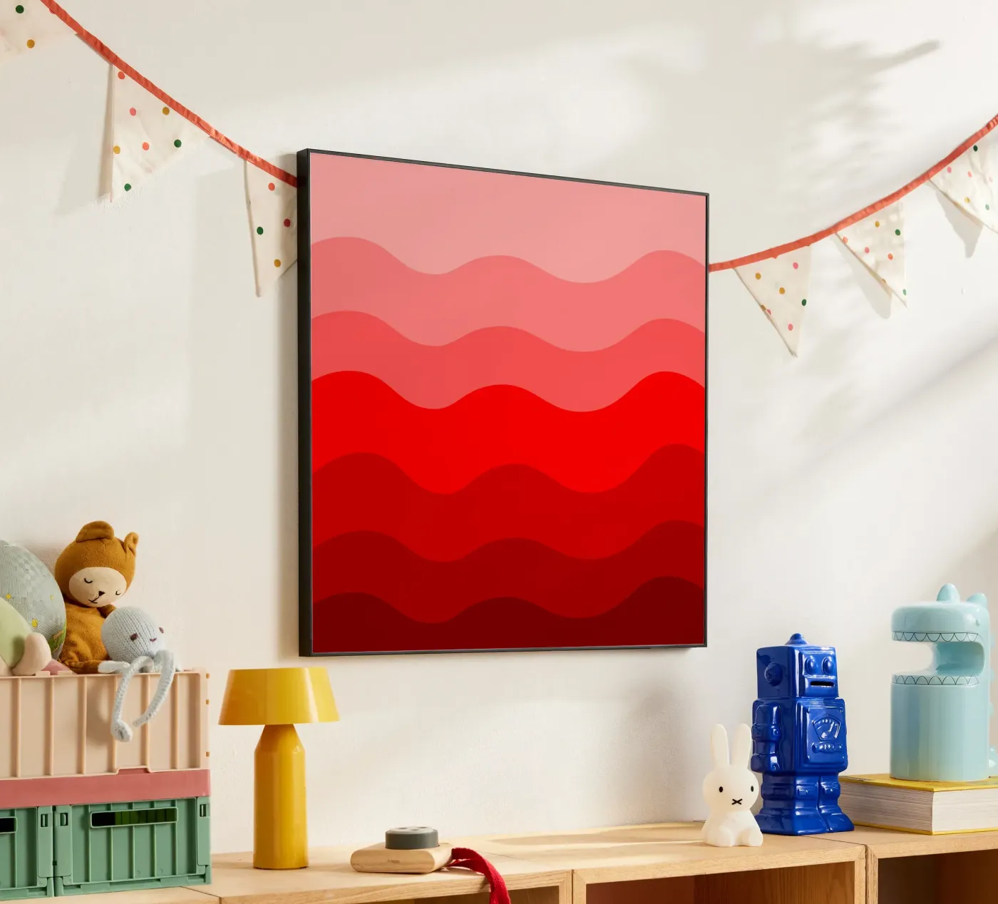 Red gradient design pannello forex da baobabprintstore