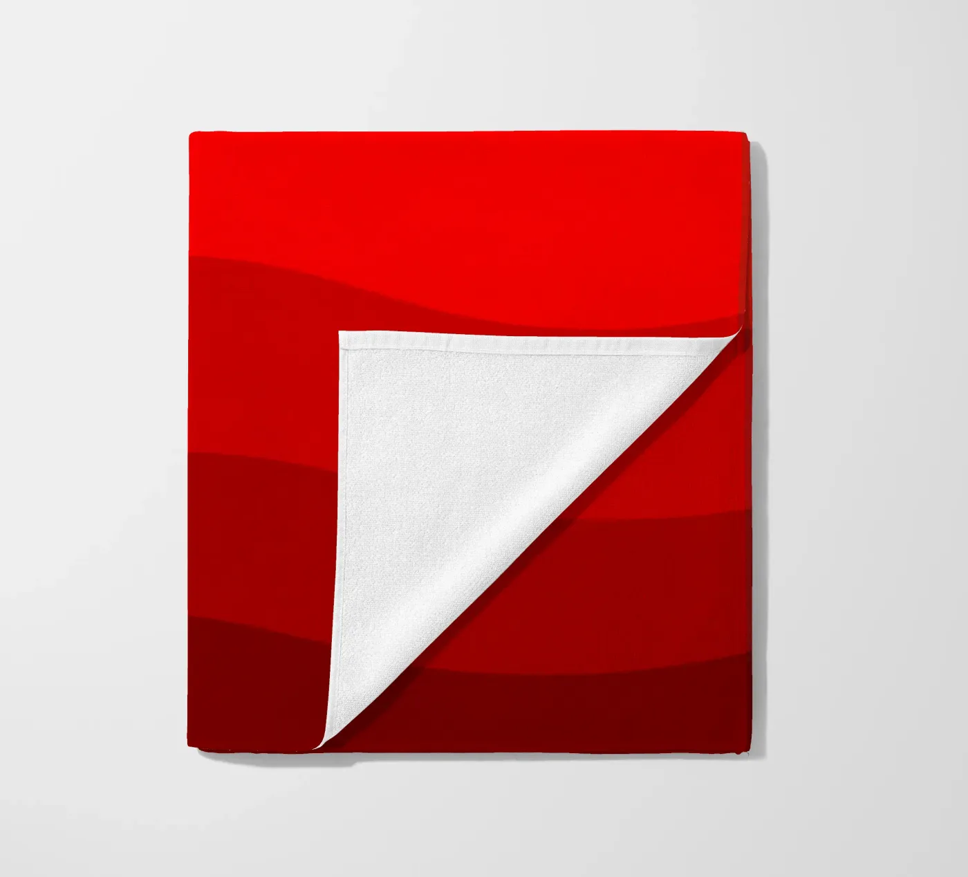 Red gradient design telo mare da baobabprintstore