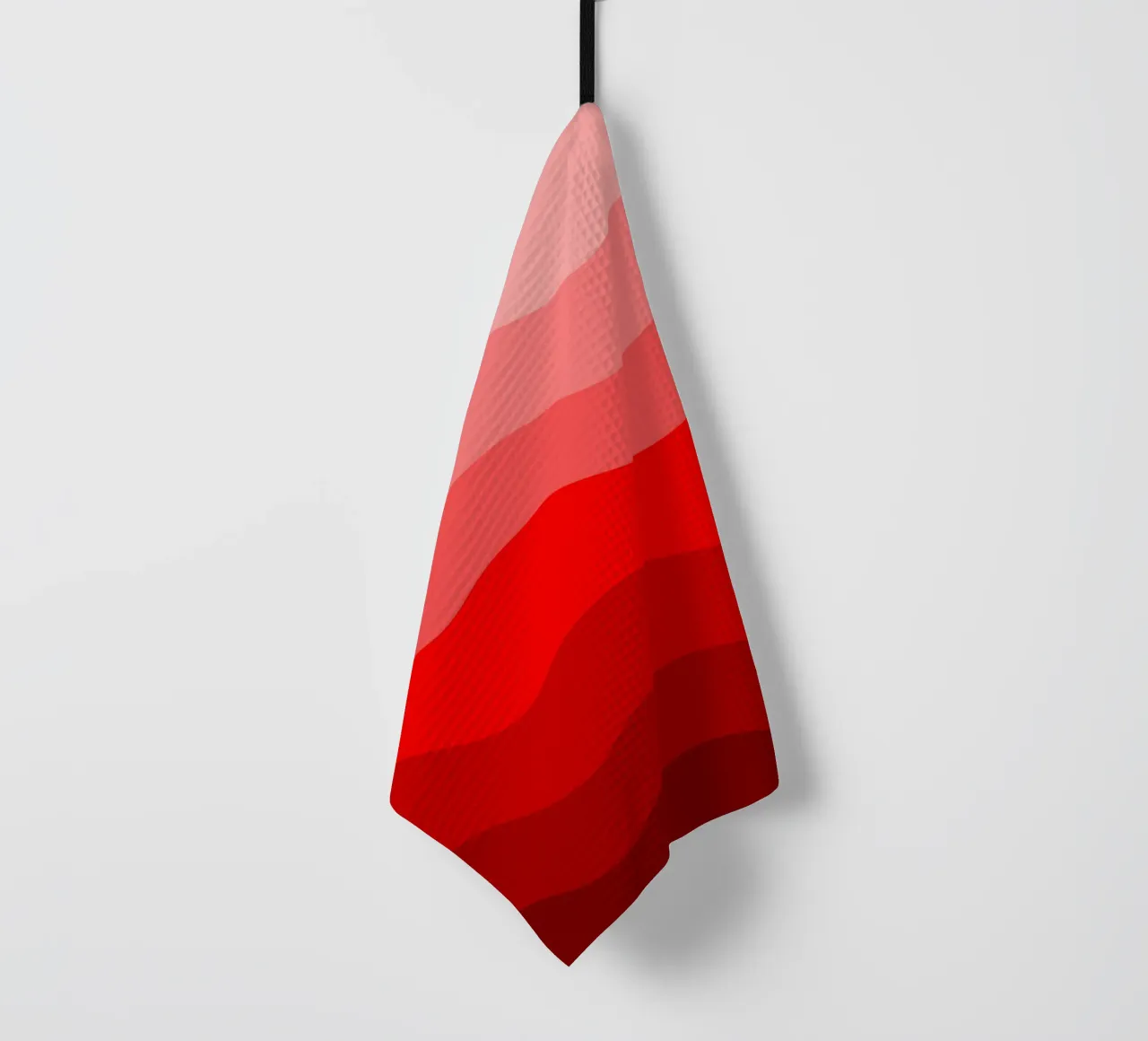 Red gradient design canovaccio da cucina da baobabprintstore