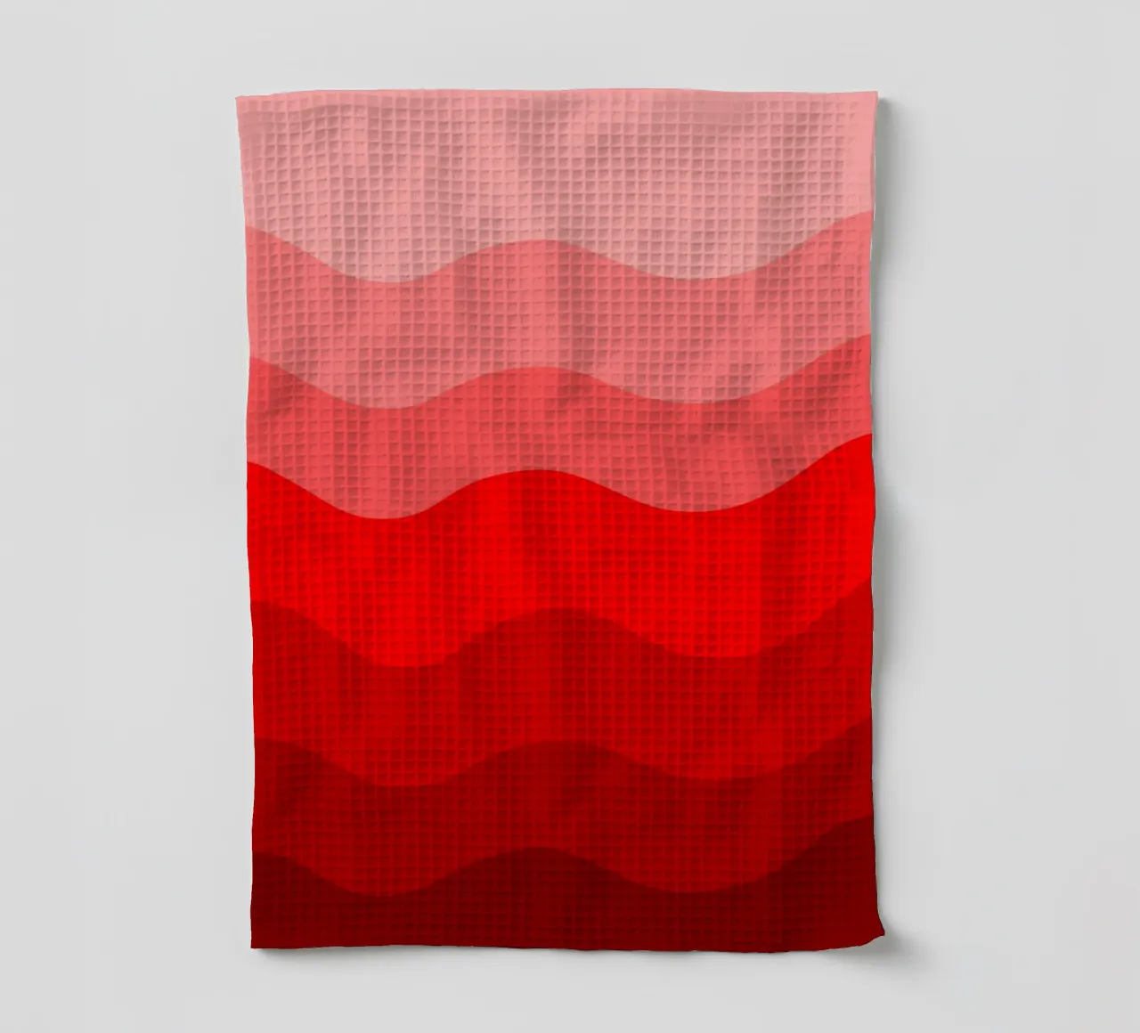 Red gradient design canovaccio da cucina da baobabprintstore