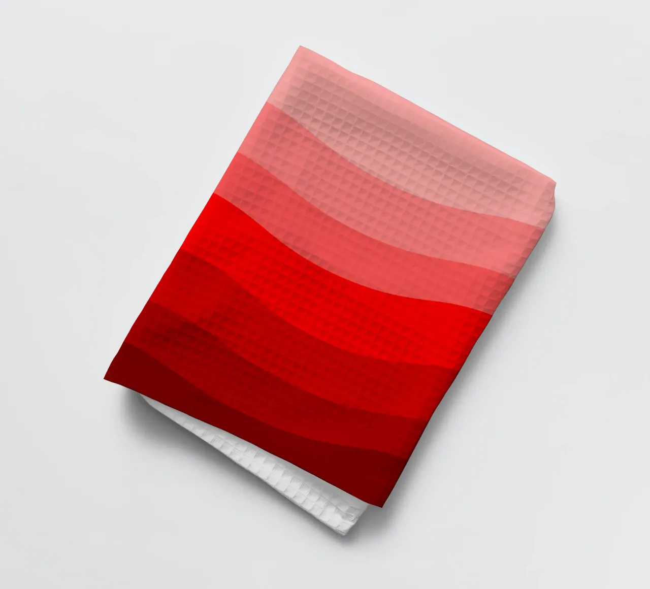 Red gradient design canovaccio da cucina da baobabprintstore