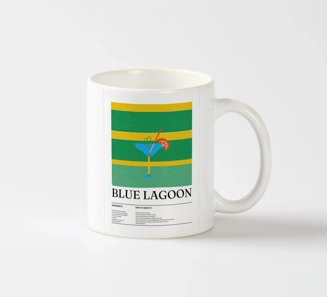laguna blu tazza in ceramica da E Cannon